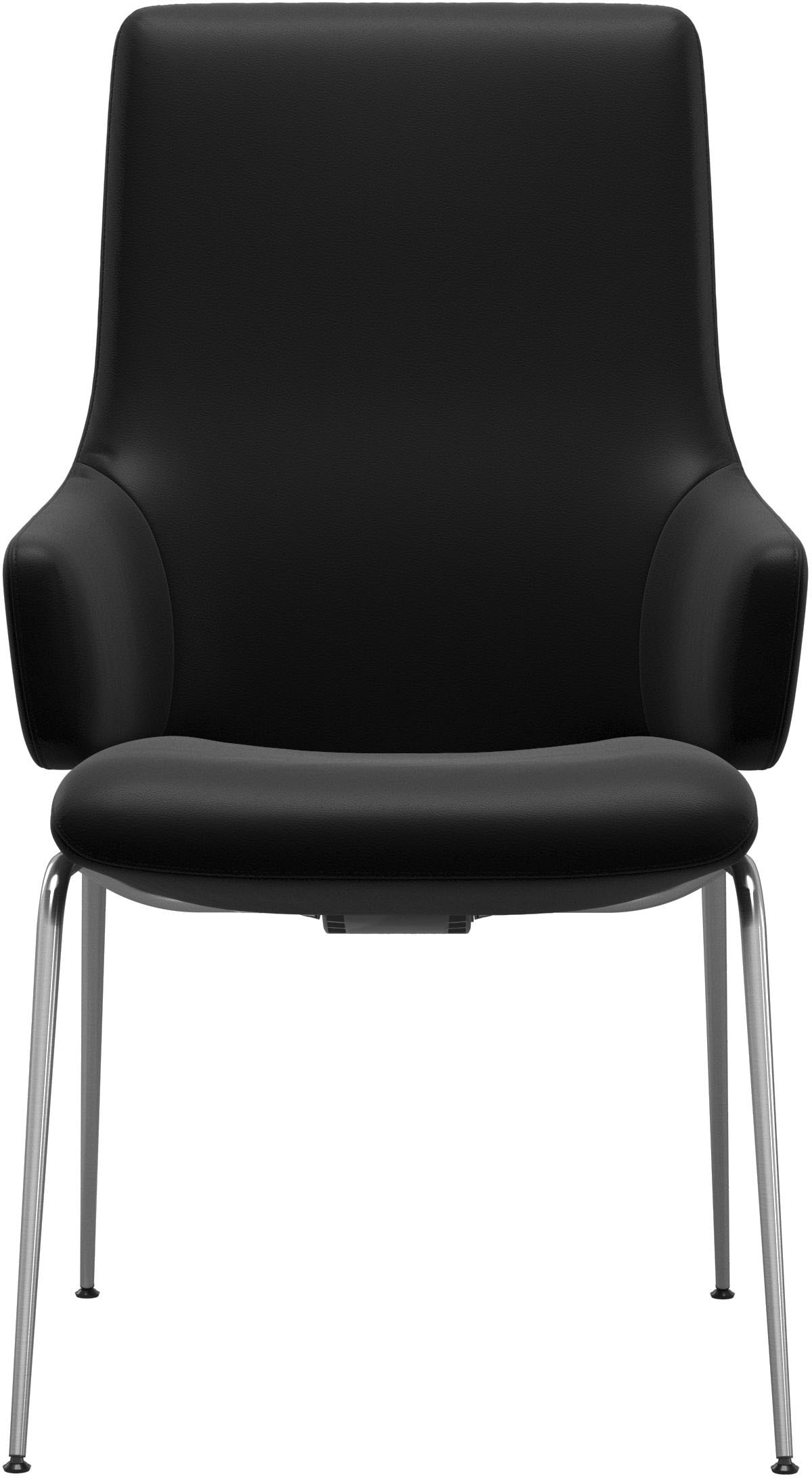 Stressless® Polsterstuhl »Laurel«, Leder BATICK, High Back mit Armlehne, Größe L, mit Beinen aus Stahl in Chrom matt