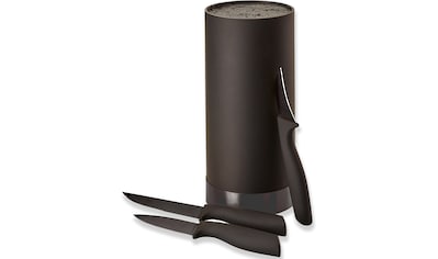 ECHTWERK Messerblock »Black Edition«, inkl. 3 Messern, Ø 11 cm x 22 cm kaufen