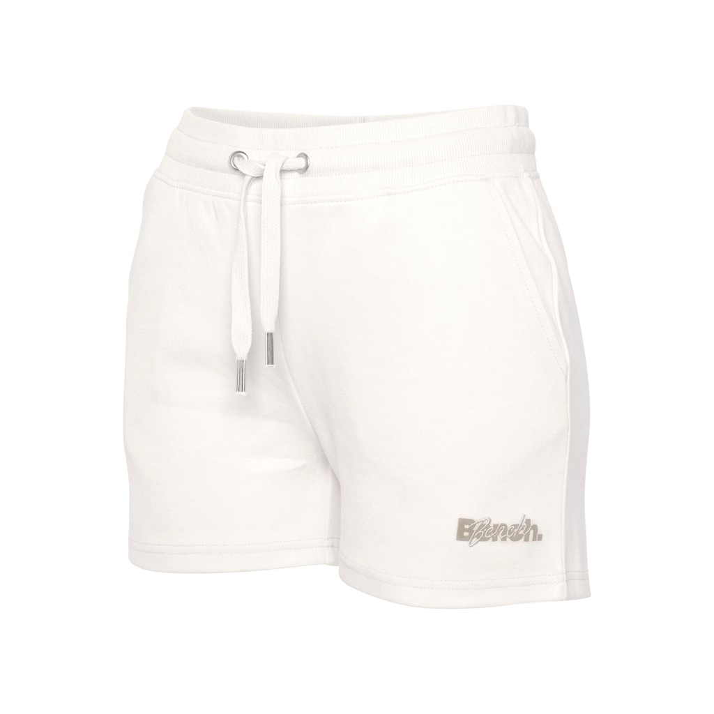 Bench. Loungewear Shorts, mit Logodruck und Stickerei