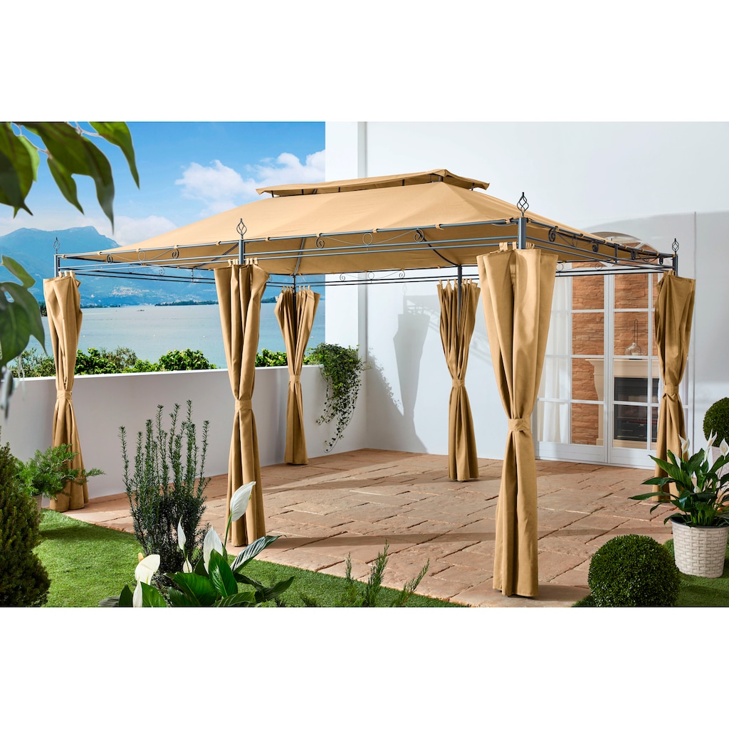 Grasekamp Pavillon »Inca«, (Set), BxT: 300x400 cm