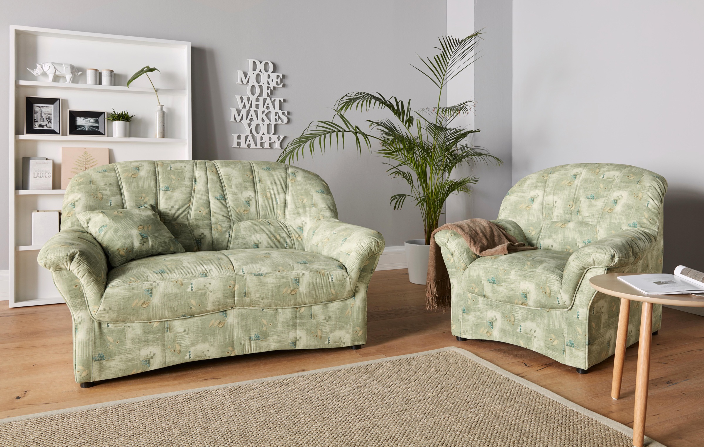 DOMO collection Sessel »Bahia zeitlos, elegant mit bequemen Armlehnen« Micr günstig online kaufen