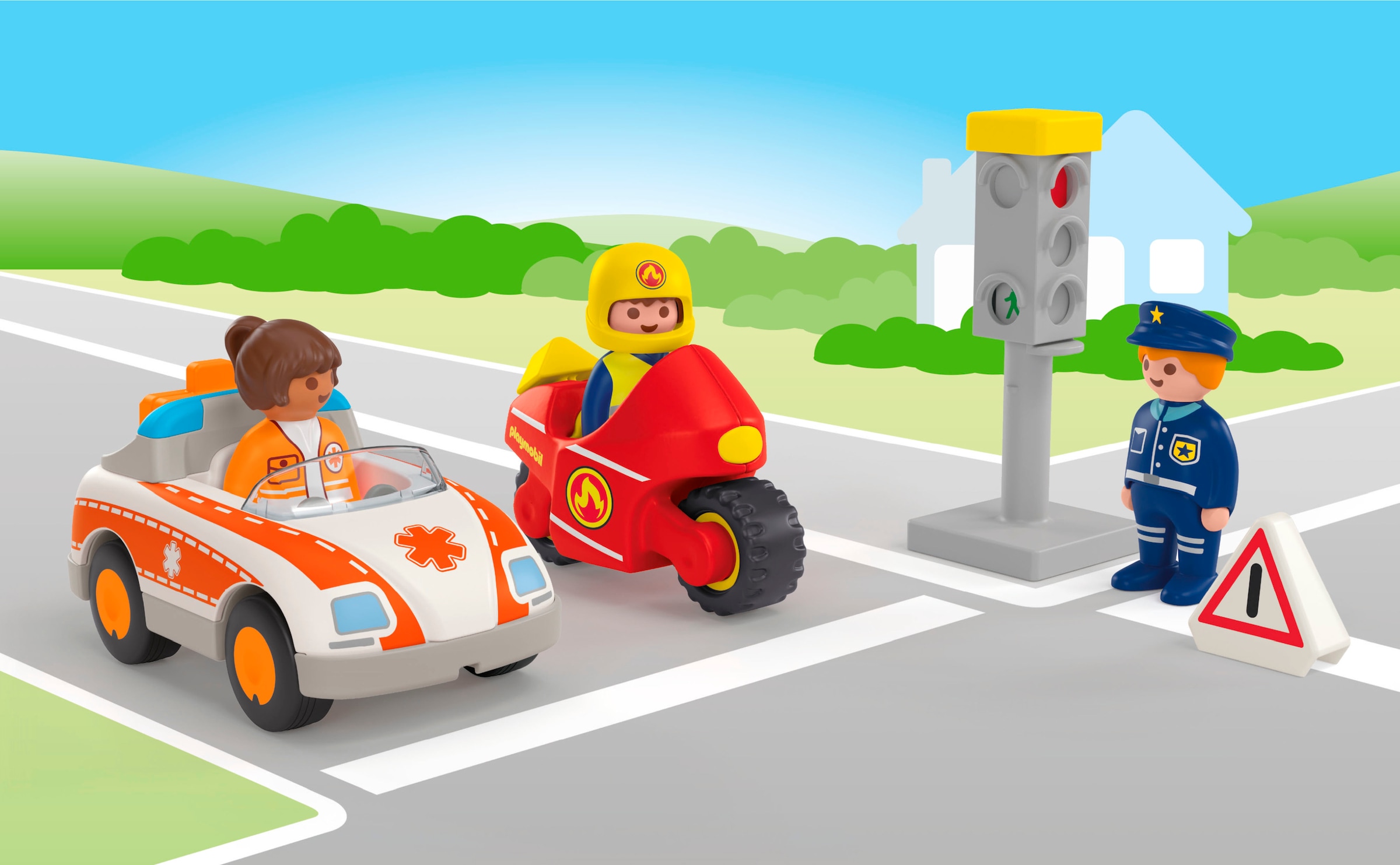 Playmobil® Konstruktions-Spielset »Helden des Alltags (71692), JUNIOR«, (8 St.), Made in Europe
