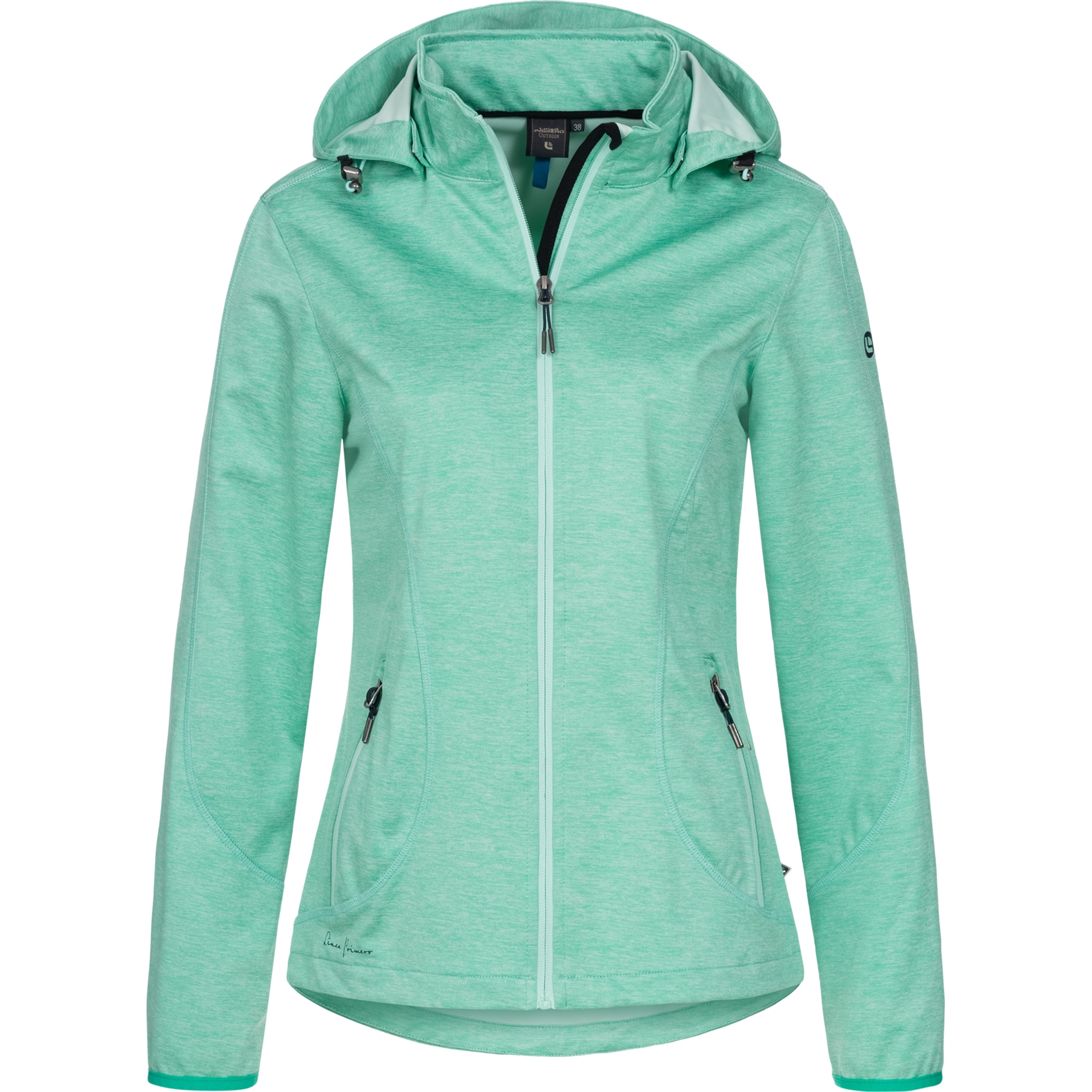 DEPROC Active Softshelljacke »JOSEPHIN PEAK WOMEN« mit abnehmbarer Kapuze