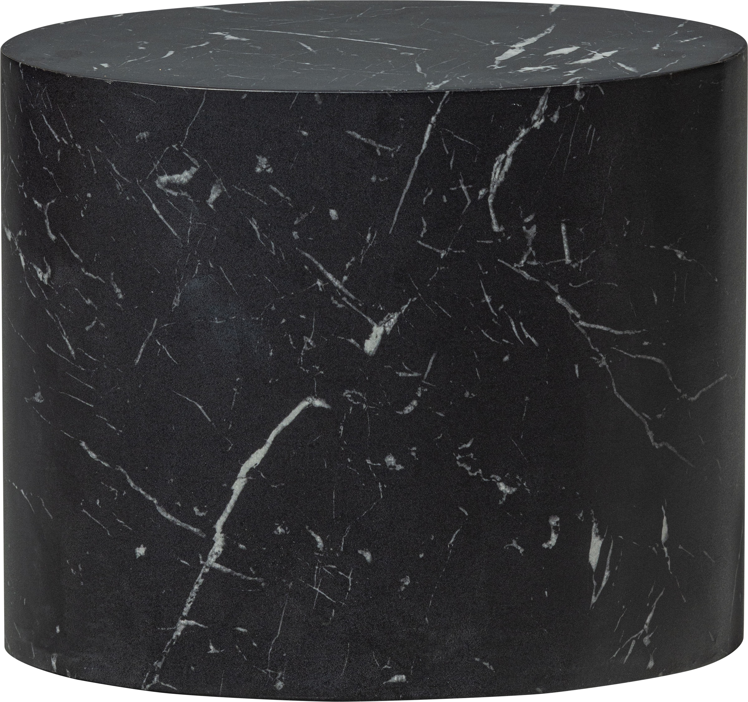 WOOOD Couchtisch »Quint«, mit 3D-Effekt, Marmor-Look, H 40 cm x B 48 cm