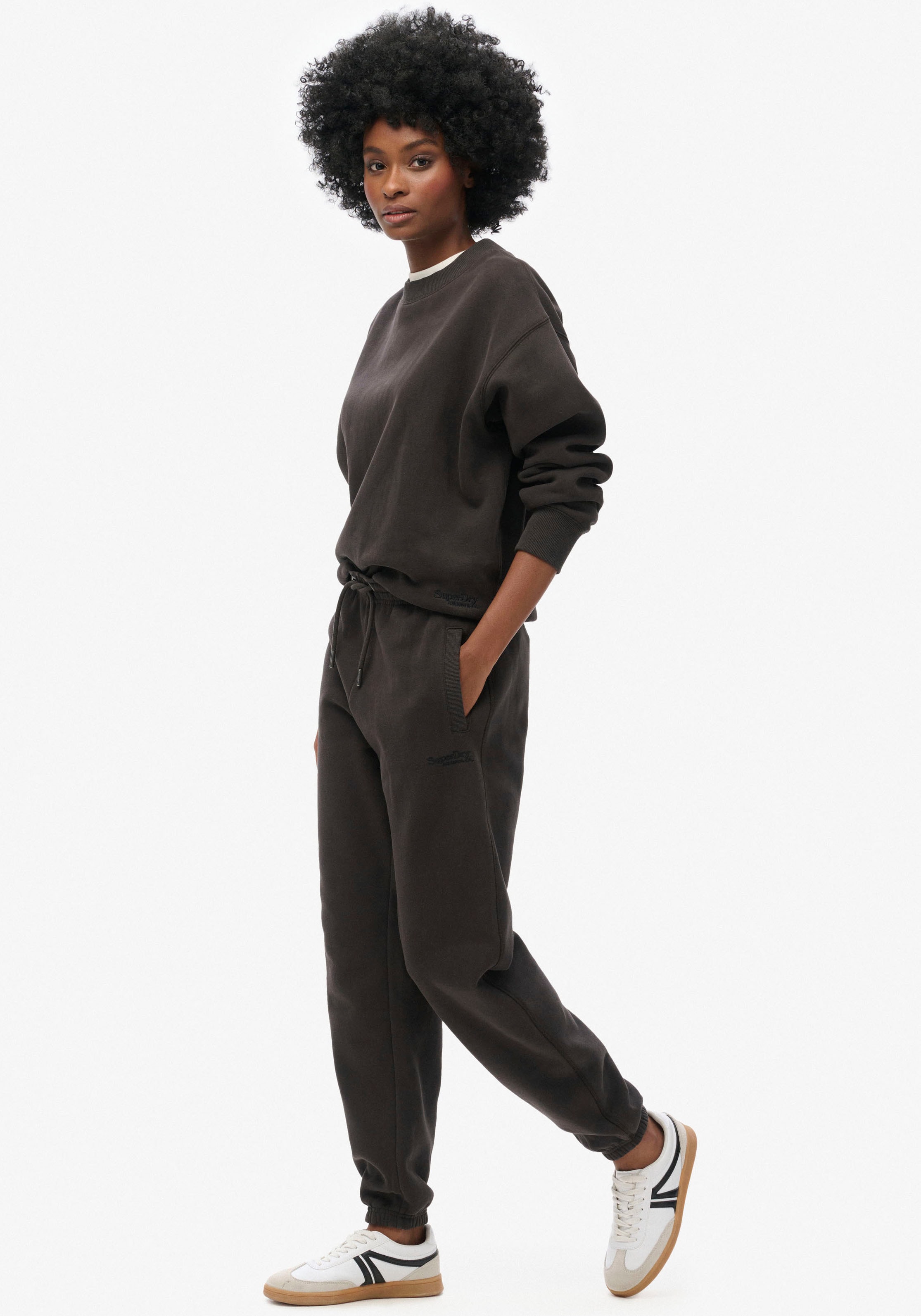 Superdry Jogginghose »SU-ESSENTIAL LOGO CUFF JOGGER«