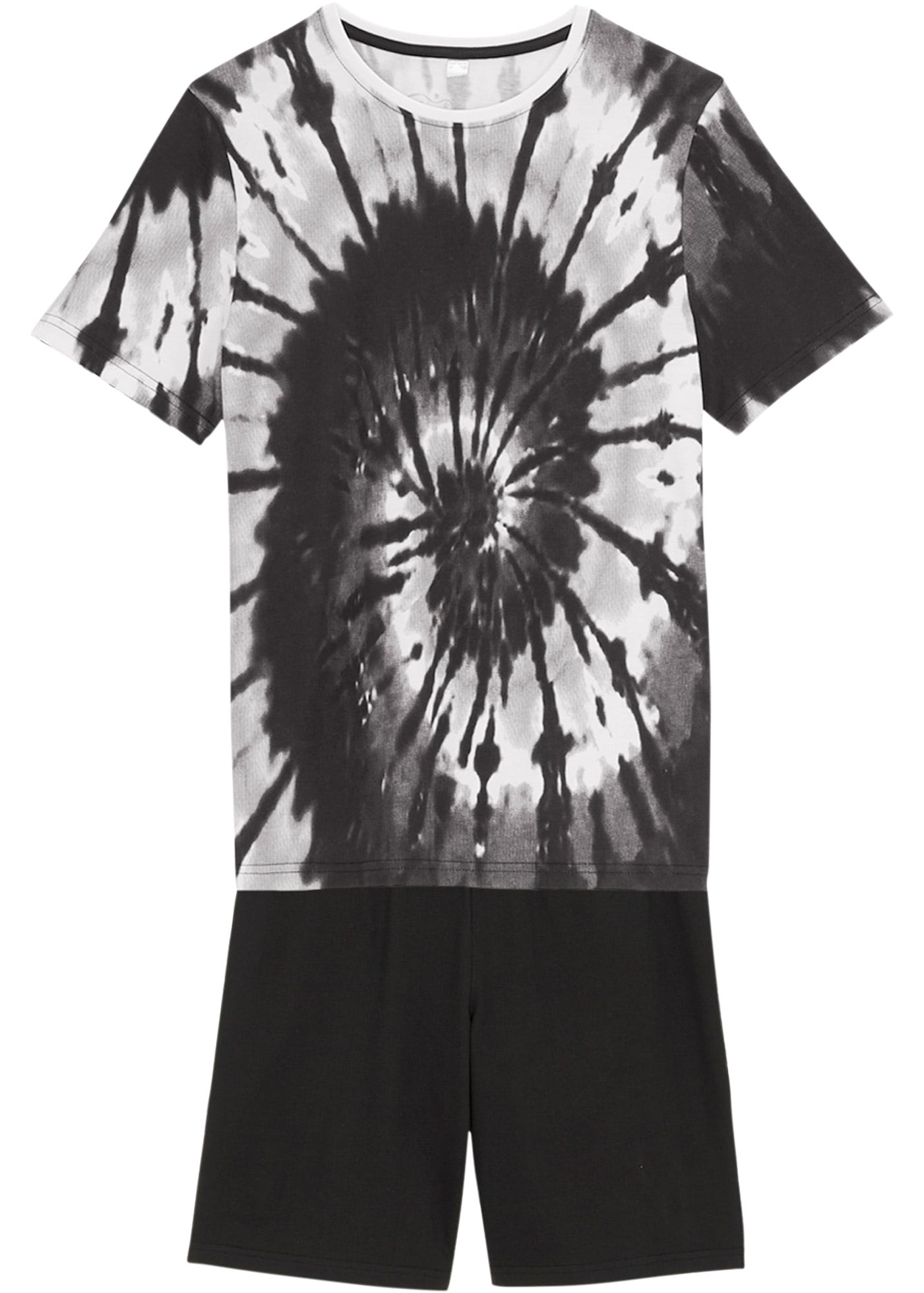 bonprix T-Shirt »T-Shirt und Jersey-Bermuda (2-tlg.Set) aus reiner Baumwolle«, 2 Stk. T-Shirt und Jersey-Bermuda (2-tlg.Set) aus reiner Baumwolle
