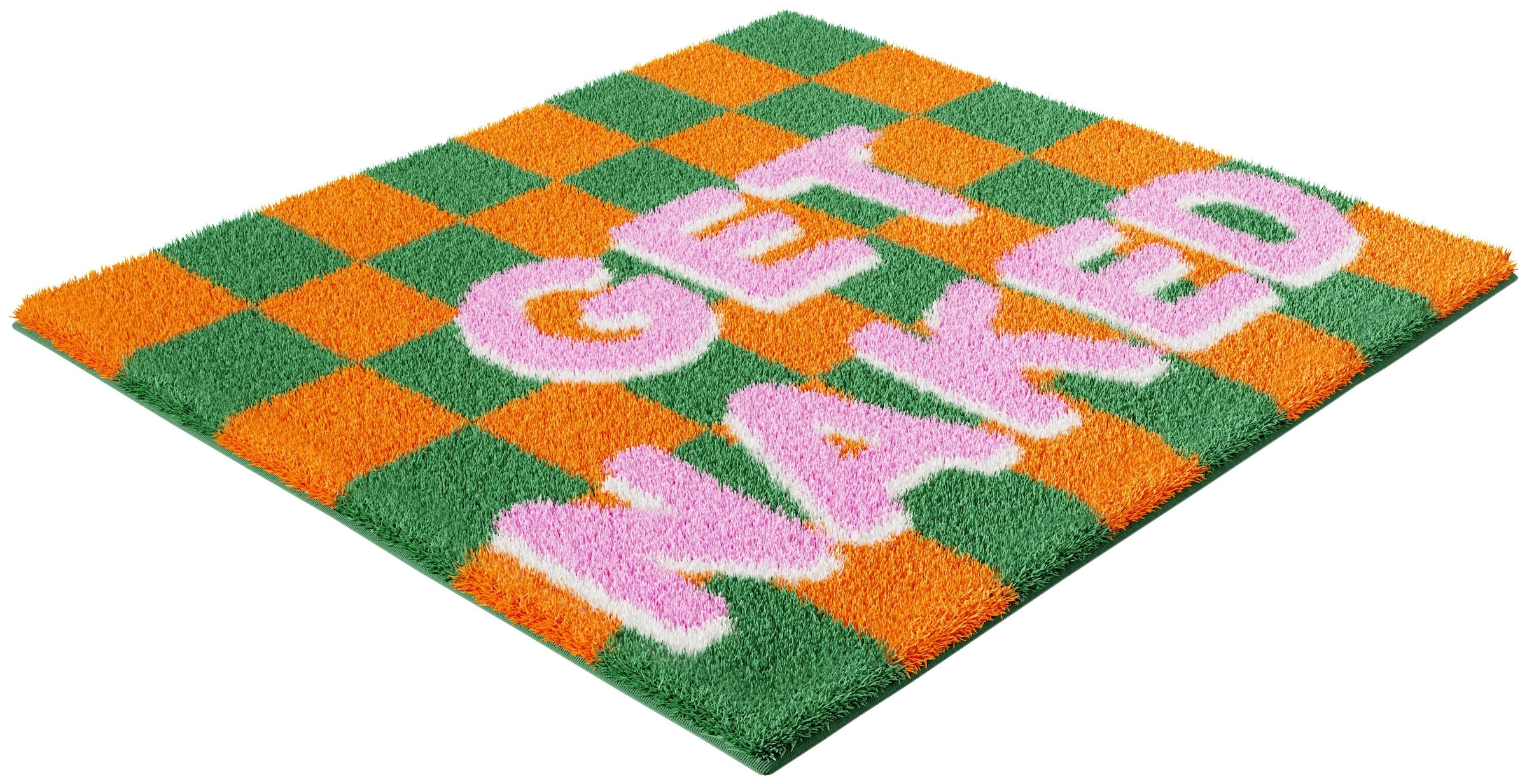 OTTO home Badematte »Get Naked, modern, Badvorleger, Badezimmer Teppich« Höhe 20 mm rutschhemmend beschichtet schnell trocknend Badteppich, mit Schriftzug, 2 Varianten, rechteckig