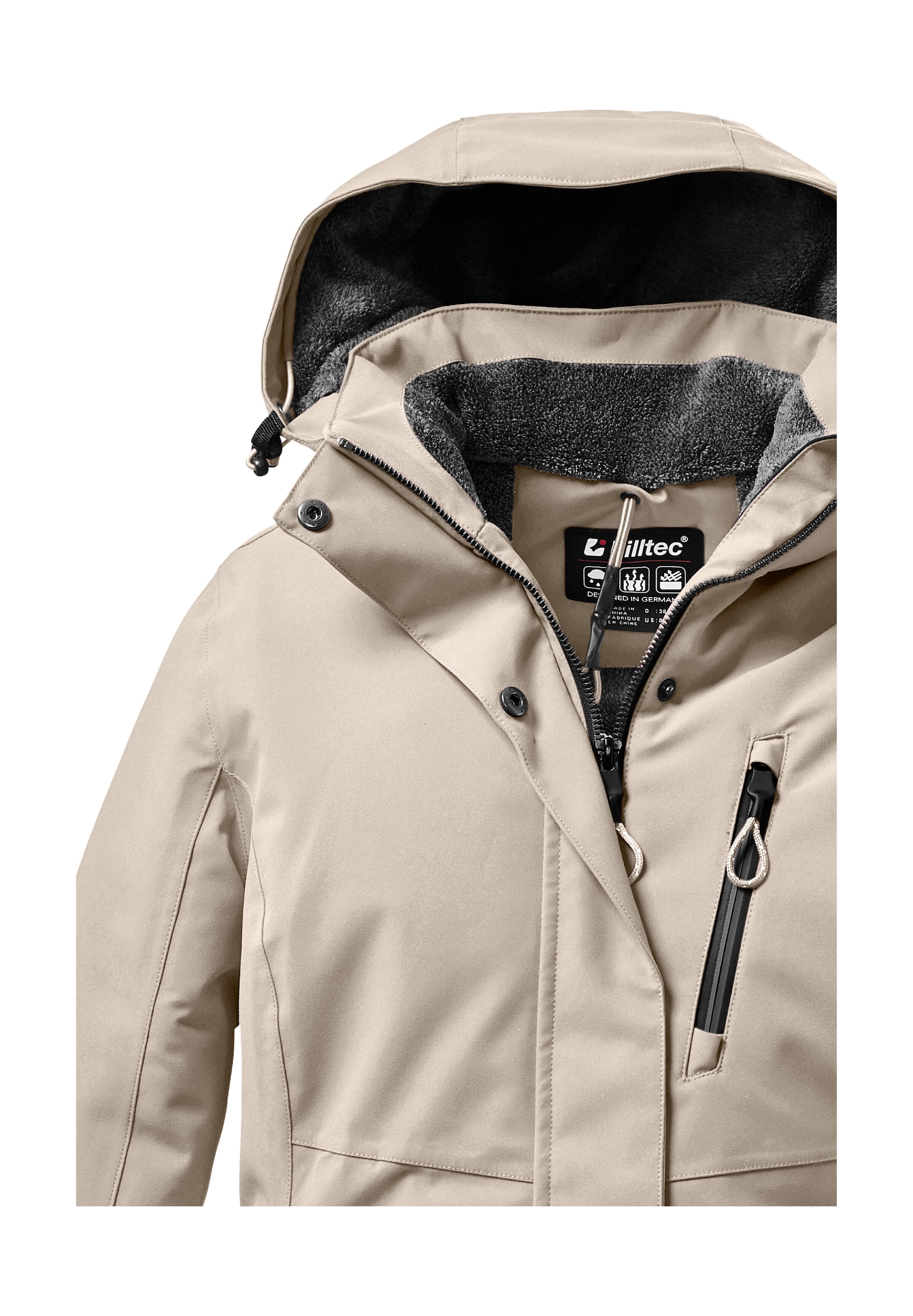 Killtec Outdoorjacke »KOW 140 WMN JCKT«, Wasserdichte Damenjacke, atmungsaktiv, abnehmbare Kapuze