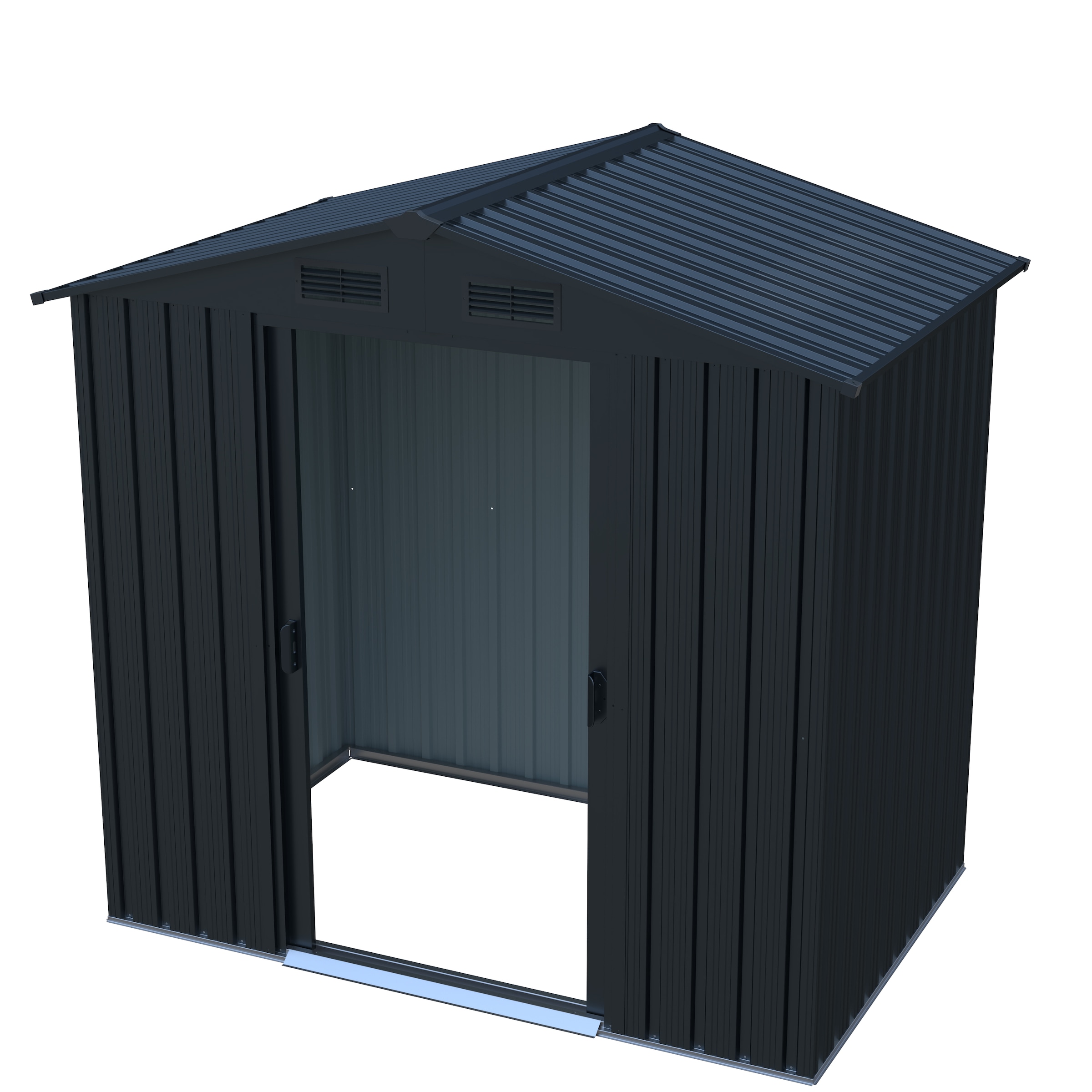 GARDEN 'N' MORE Gerätehaus »Pultdachhaus Basic plus« einfacher Aufbau, Langlebig, mit Lüftungsschlitzen