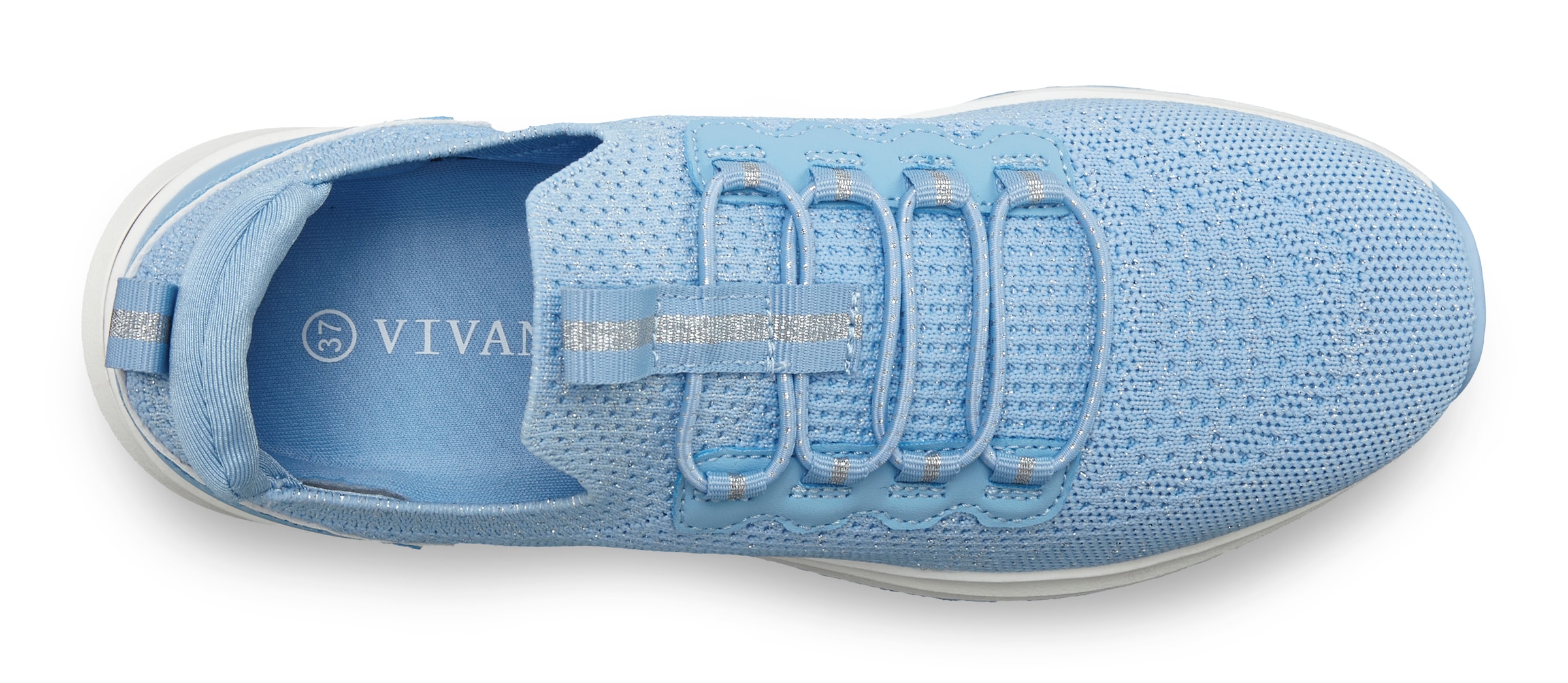 Vivance Sneaker »Freizeitschuh, Halbschuh, Turnschuh,«  mit elastischen Schnürbändern VEGAN