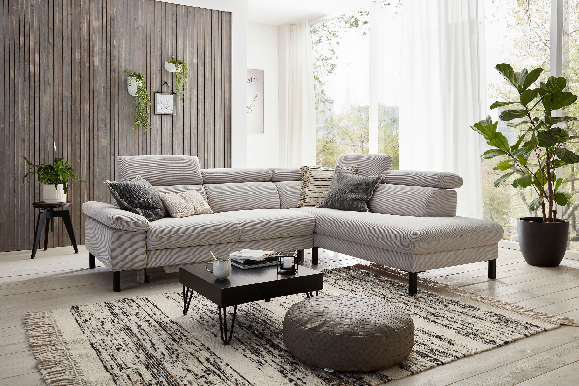 Home affaire Ecksofa »Arnayon mit Querschläfer-Bettfunktion, Schlafsofa, gr günstig online kaufen