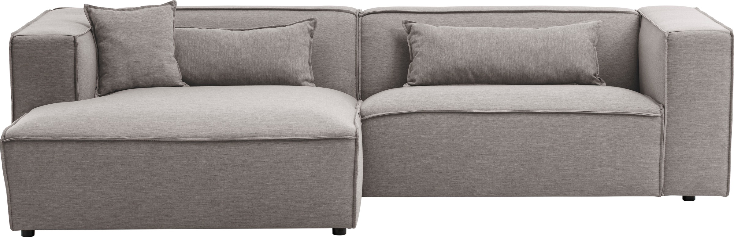 LeGer Home by Lena Gercke Ecksofa »PIARA mit Kedernaht, Cord, Leinenoptik o günstig online kaufen