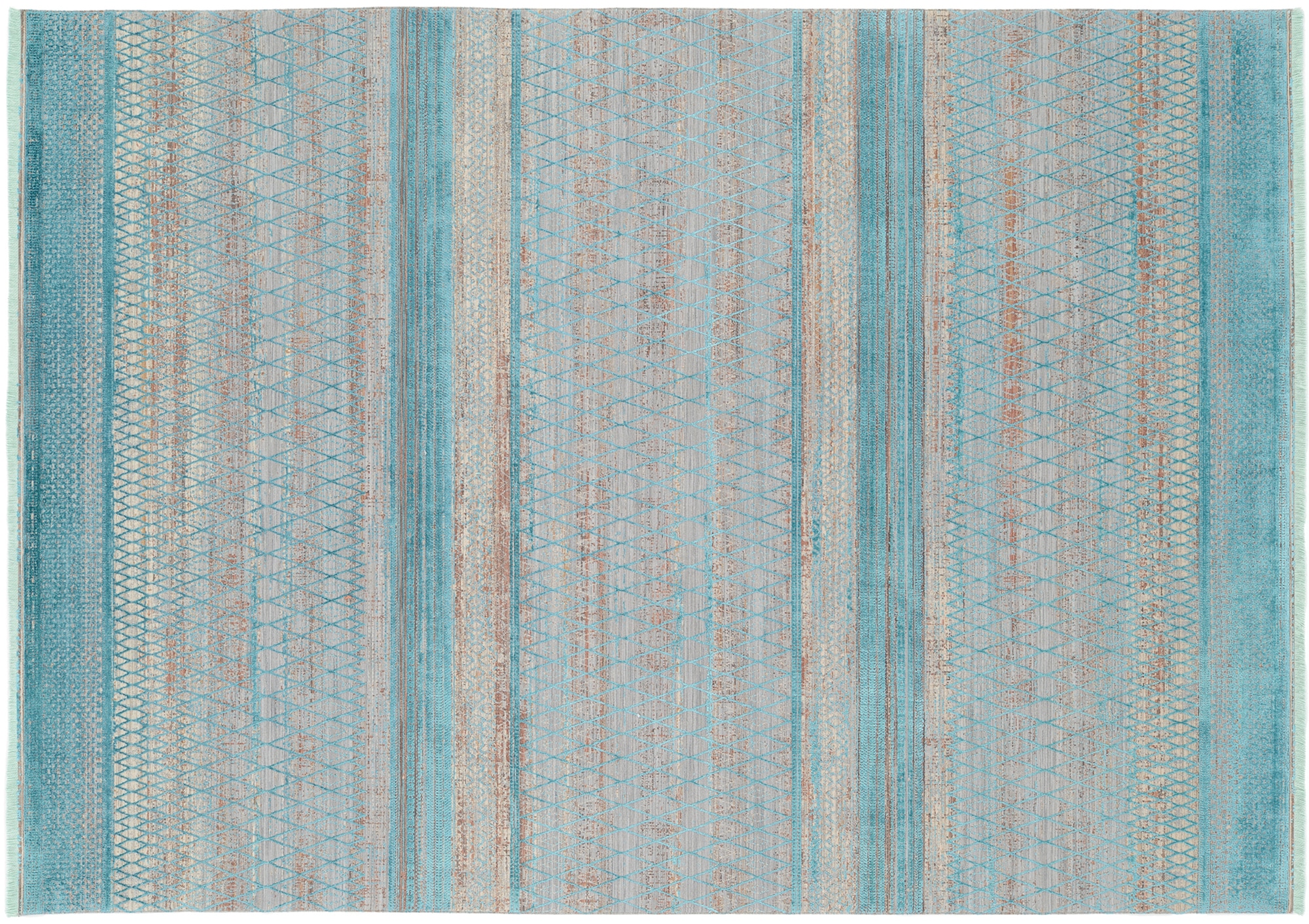 OCI DIE TEPPICHMARKE Teppich »FARBEN MASTER«, rechteckig, 8 mm Höhe, Klassisches Muster, eingefasst, in 3-D-Optik