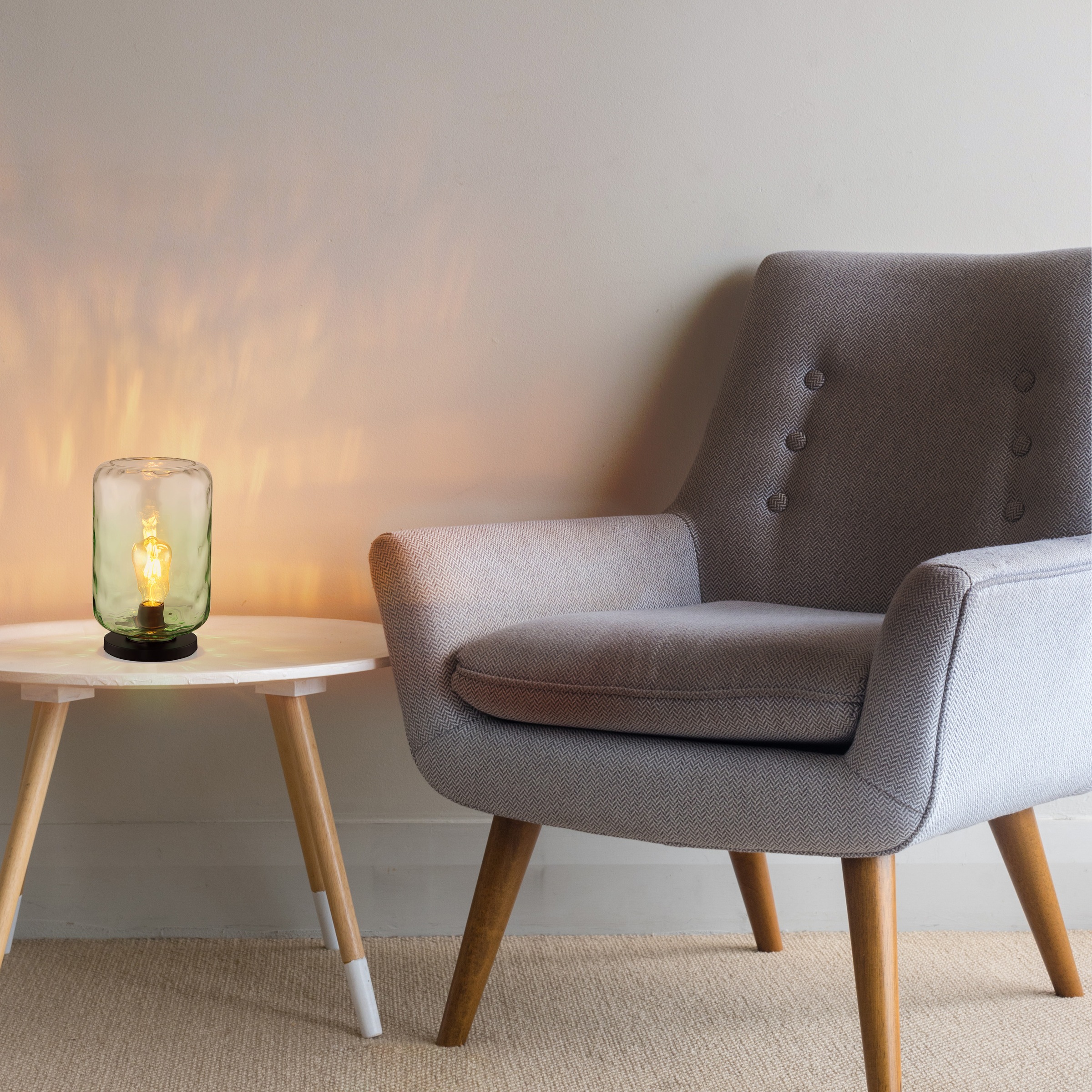 GLOBO LIGHTING Tischleuchte »DARINA« E27 1 Stk. Tischlampe Nachttischlampe Deko-Tischleuchte Schlafzimmer