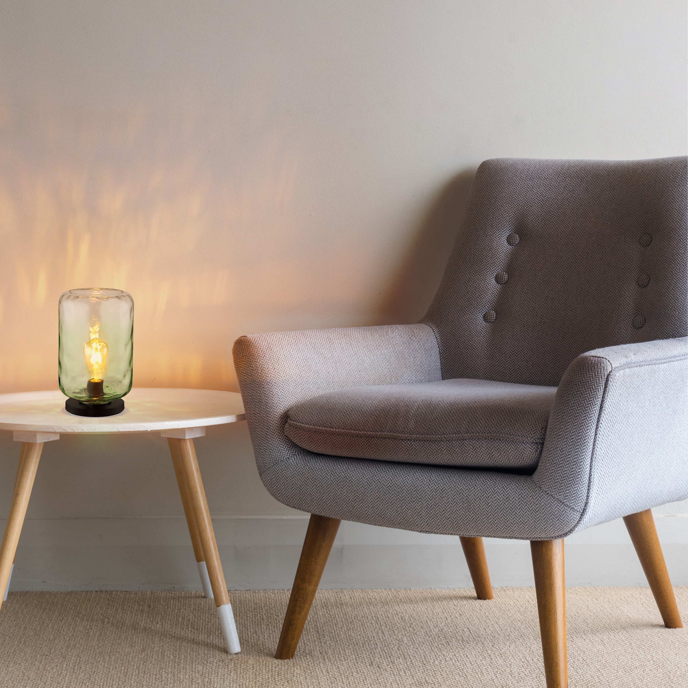 GLOBO LIGHTING Tischleuchte »DARINA« E27 1 Stk. Tischlampe Nachttischlampe günstig online kaufen