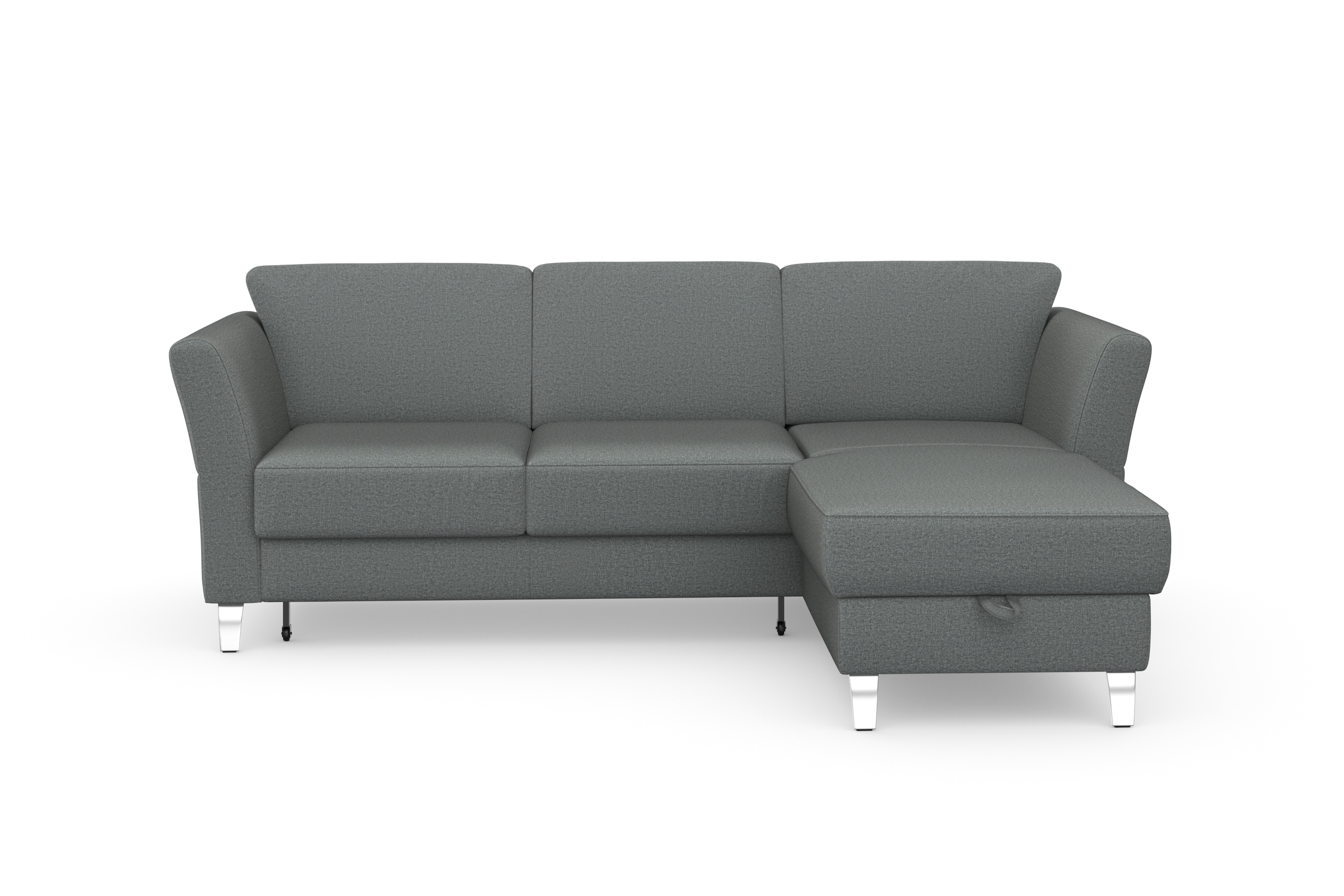 sit&more Ecksofa »Visby L-Form«, wahlweise mit Bettfunktion und Bettkasten, günstig online kaufen