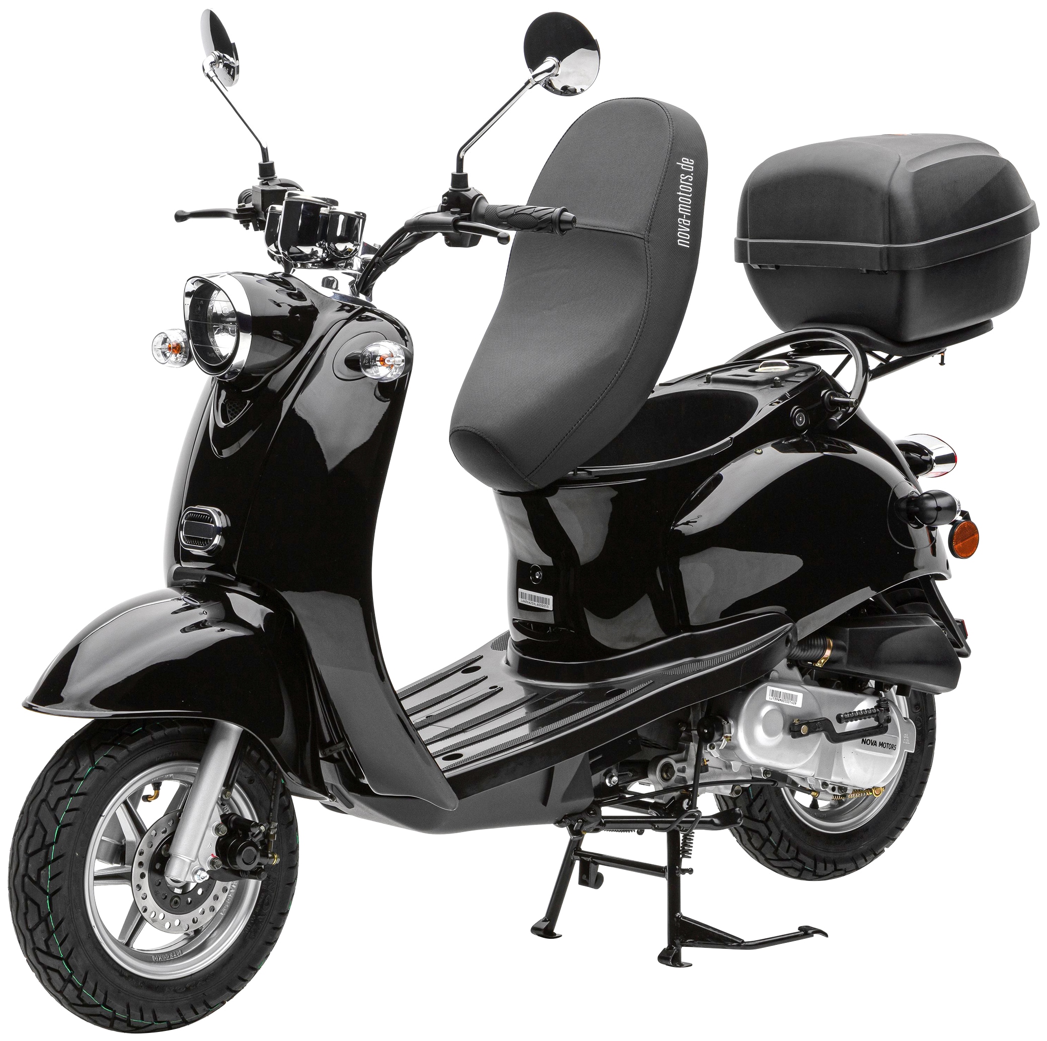 Nova Motors Motorroller »Retro Star«, 49 cm³, 45 km/h, Euro 5, 2,45 PS, (mit Topcase)