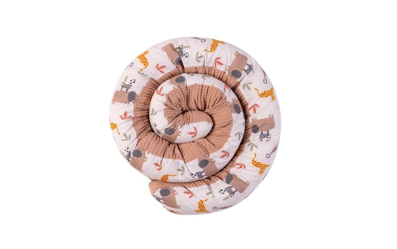 ULLENBOOM ® Bettnestchen »Waffelpiqué Sand Savanne 300 cm«