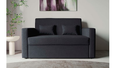 Schlafsofa »Ravena«, kompaktes 2-Sitzer Sofa, mit Bettfunktion, Breite 146 cm, Webstoff