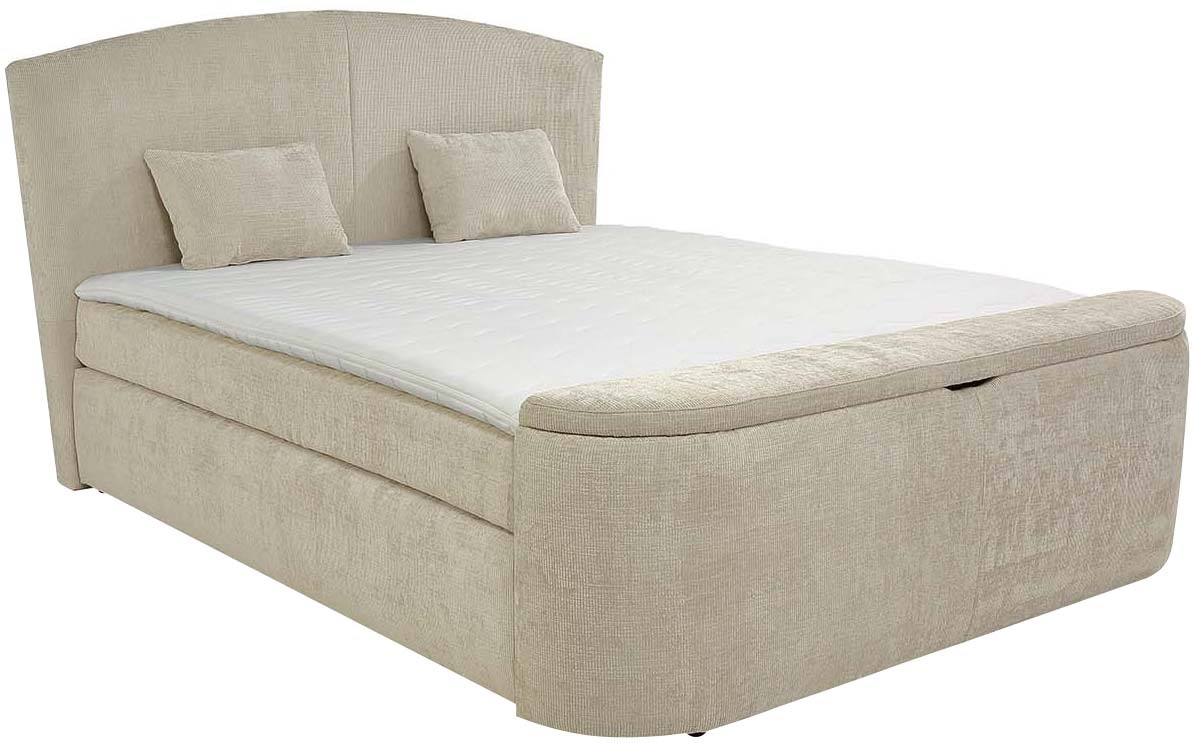 Jockenhöfer Gruppe Boxspringbett "Pia, inklusive Strauraum im Fussteil", 7- günstig online kaufen