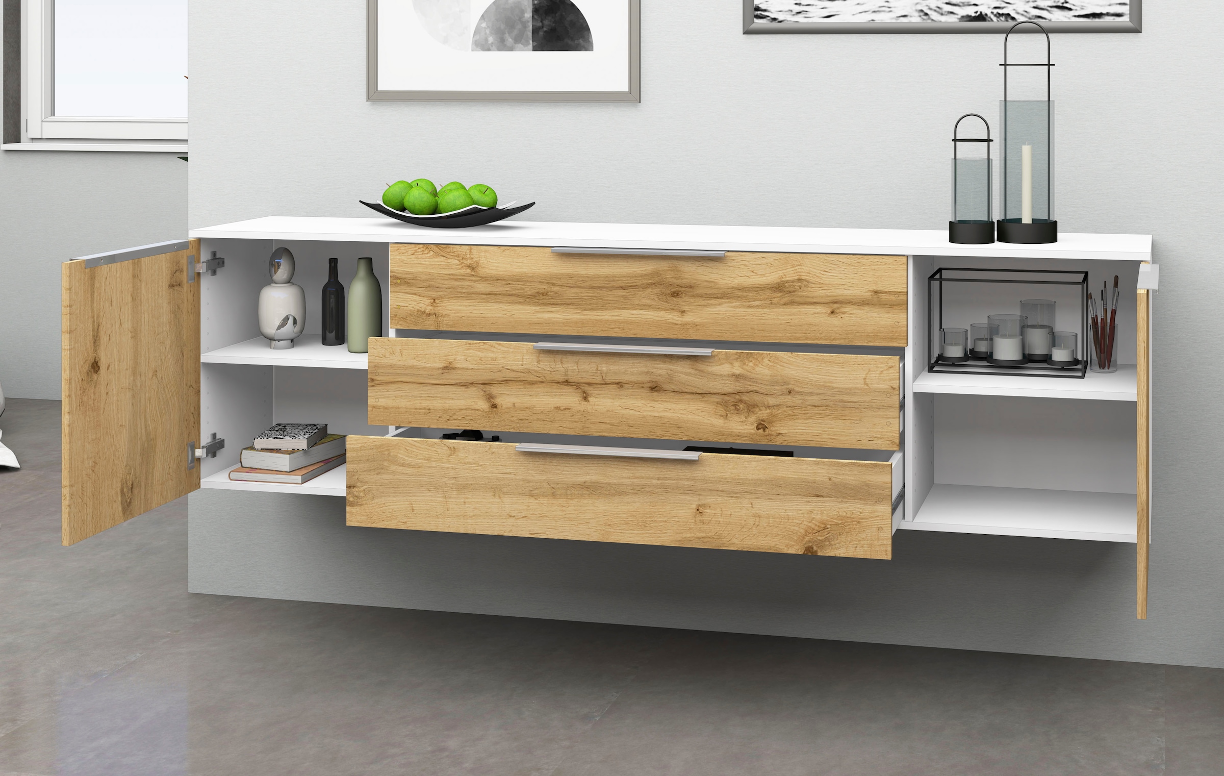 borchardt Möbel Sideboard »Oliva«, Breite 166 oder 200 cm
