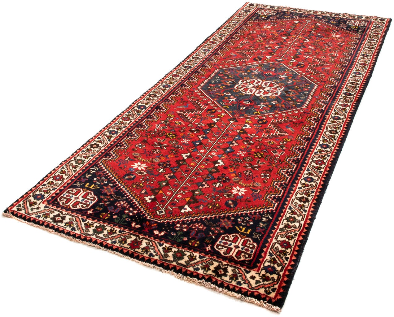 morgenland Orientteppich »Perser - Nomadic - 276 x 111 cm - dunkelrot«, rec günstig online kaufen