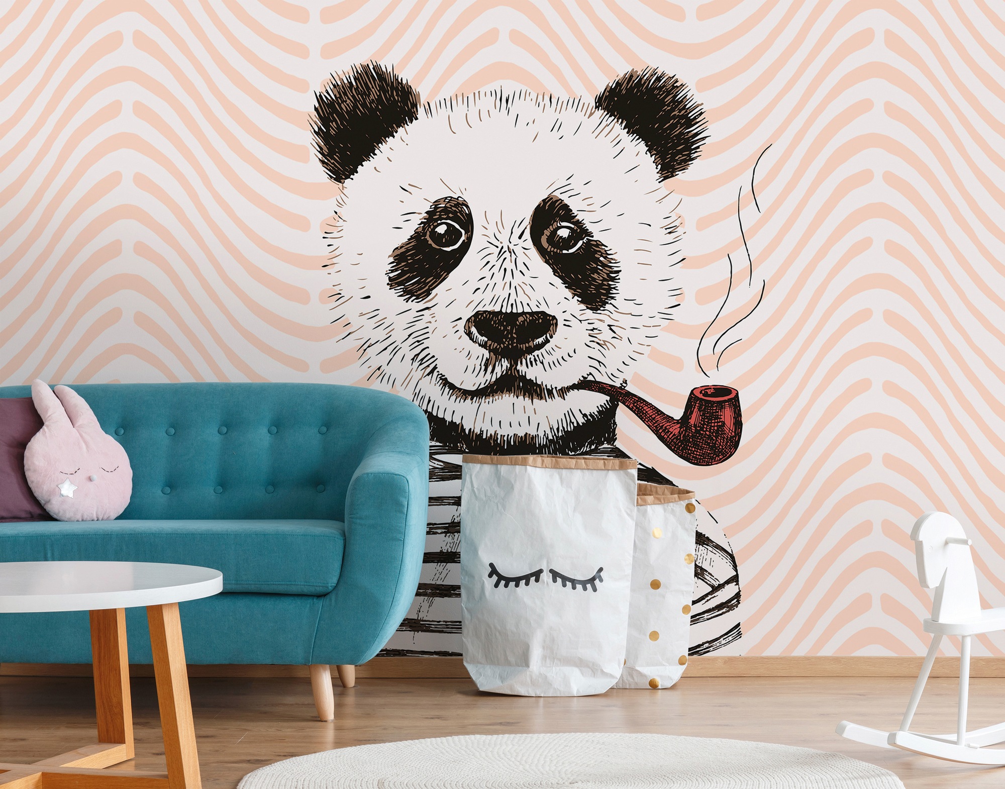 Architects Paper Fototapete »Atelier 47 Modern Panda 1« abstrakt glatt Vlie günstig online kaufen