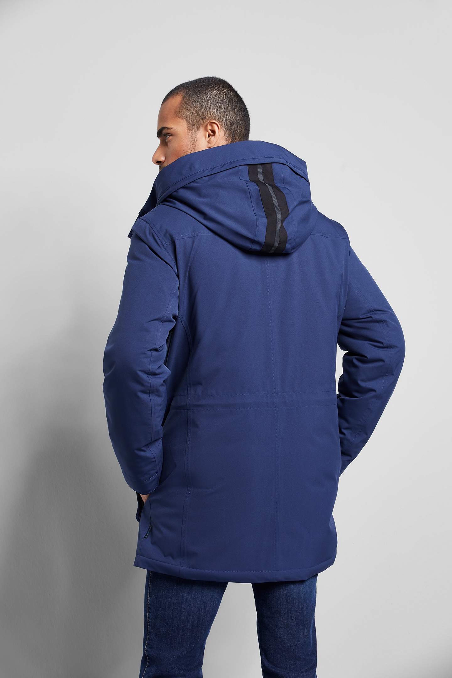 bugatti Regenjacke, mit Kapuze, mit Futter aus recycelter Watte