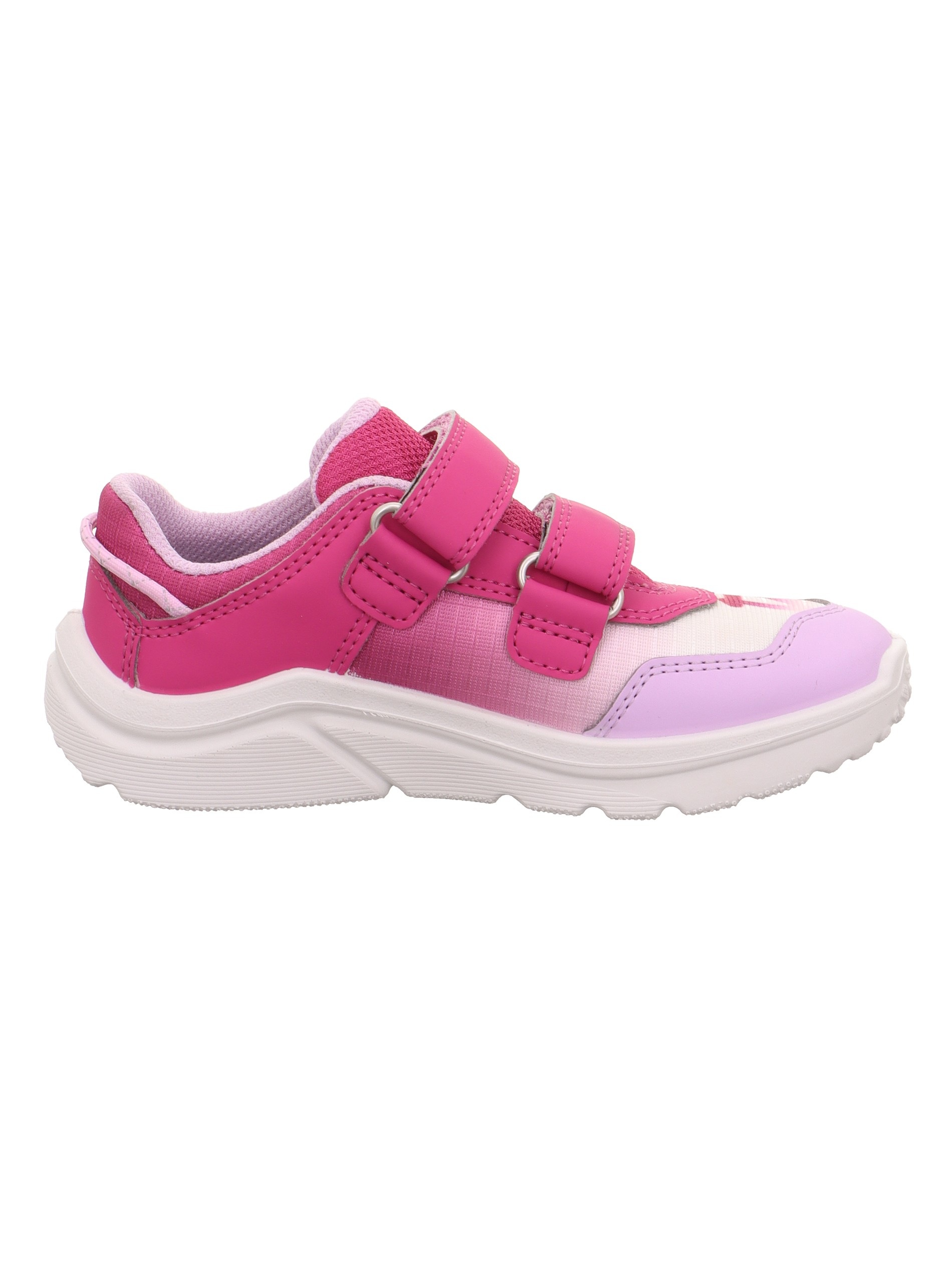 Superfit Sneaker »KICKS WMS: weit«  Klettschuh, farbiges Muster, WMS: W V, Größenschablone zum Download