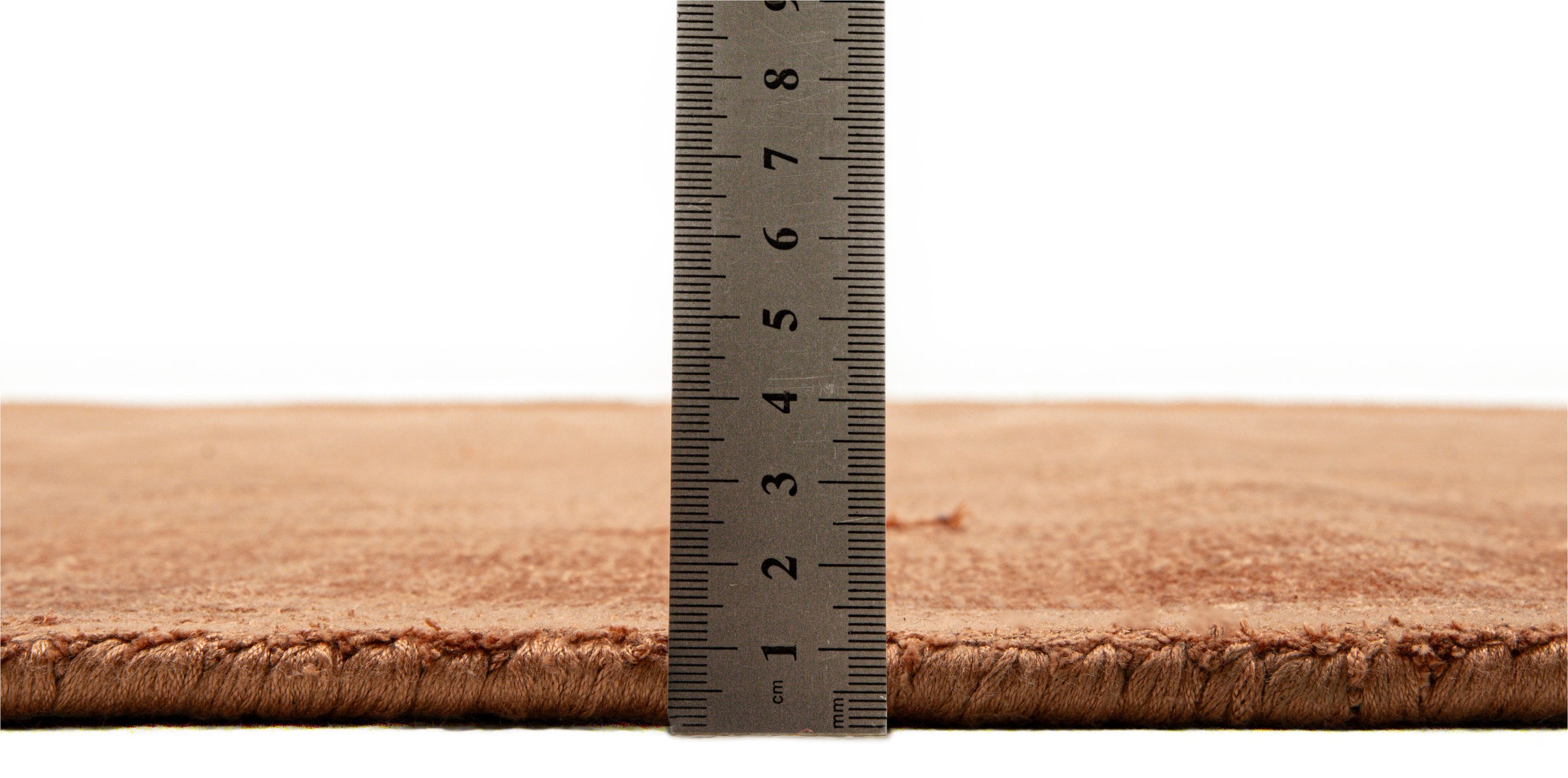 TOM TAILOR HOME Teppich »Shine uni«, rechteckig, 8 mm Höhe, Handweb Teppich, 100% Viskose, handgewebt, mit elegantem Schimmer