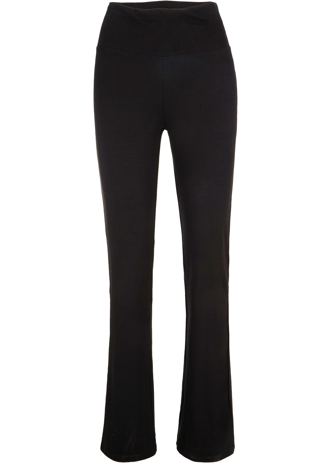 bonprix Leggings »Baumwoll-Leggings, Flared Leg«  aus Baumwolle, mit elastischem Bund, Skinny Fit, unifarben