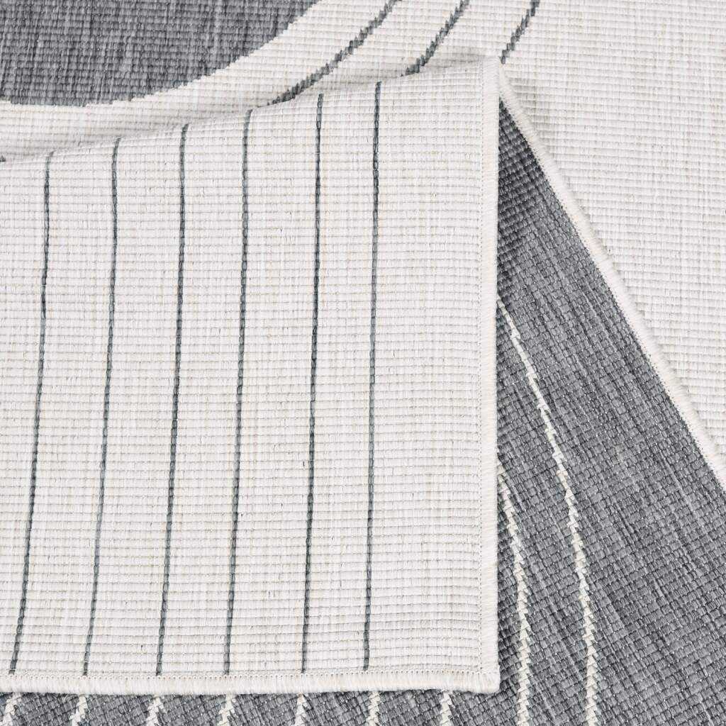 Carpet City Outdoorteppich »DUO RUG 5739«, rechteckig, 5 mm Höhe, Wendeteppich Wetterfest In- & Outdoor, Balkon, Terrasse, Wohnzimmer