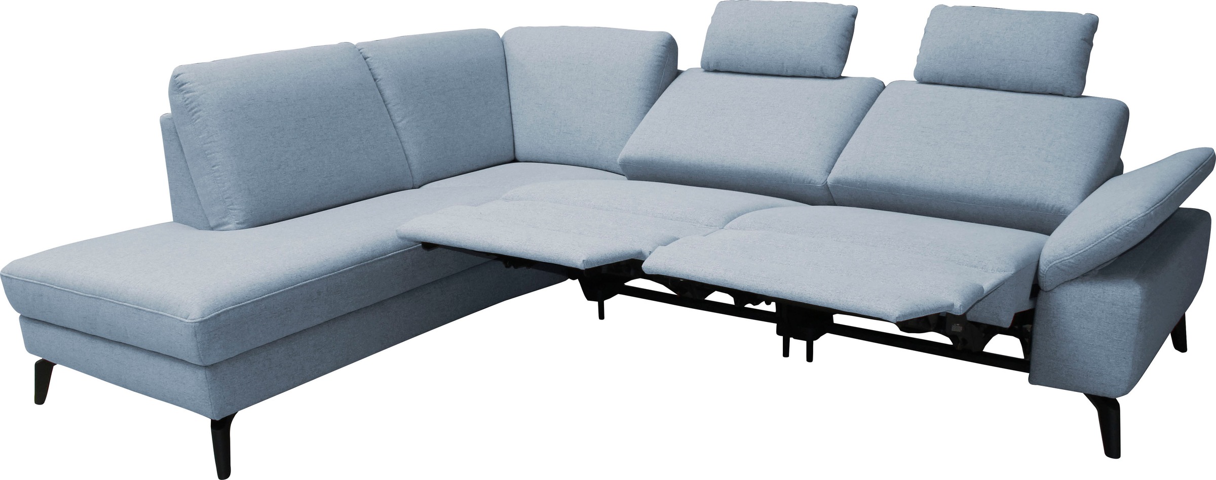 alina Ecksofa, inkl. Kopfstützen, wahlweise mit Relaxfunktion, Breite: 267 cm