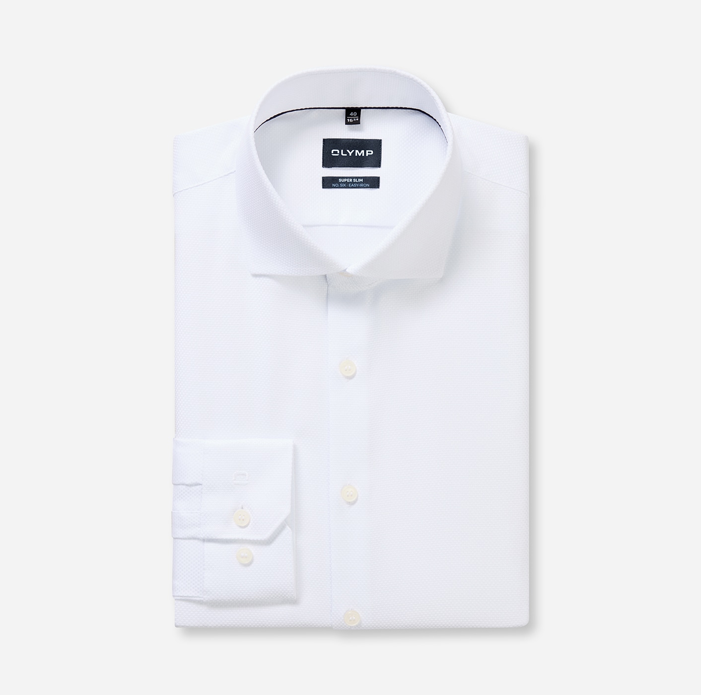 OLYMP Langarmhemd »No 6 six« Royal Kentkragen, Businesshemd, super slim fit