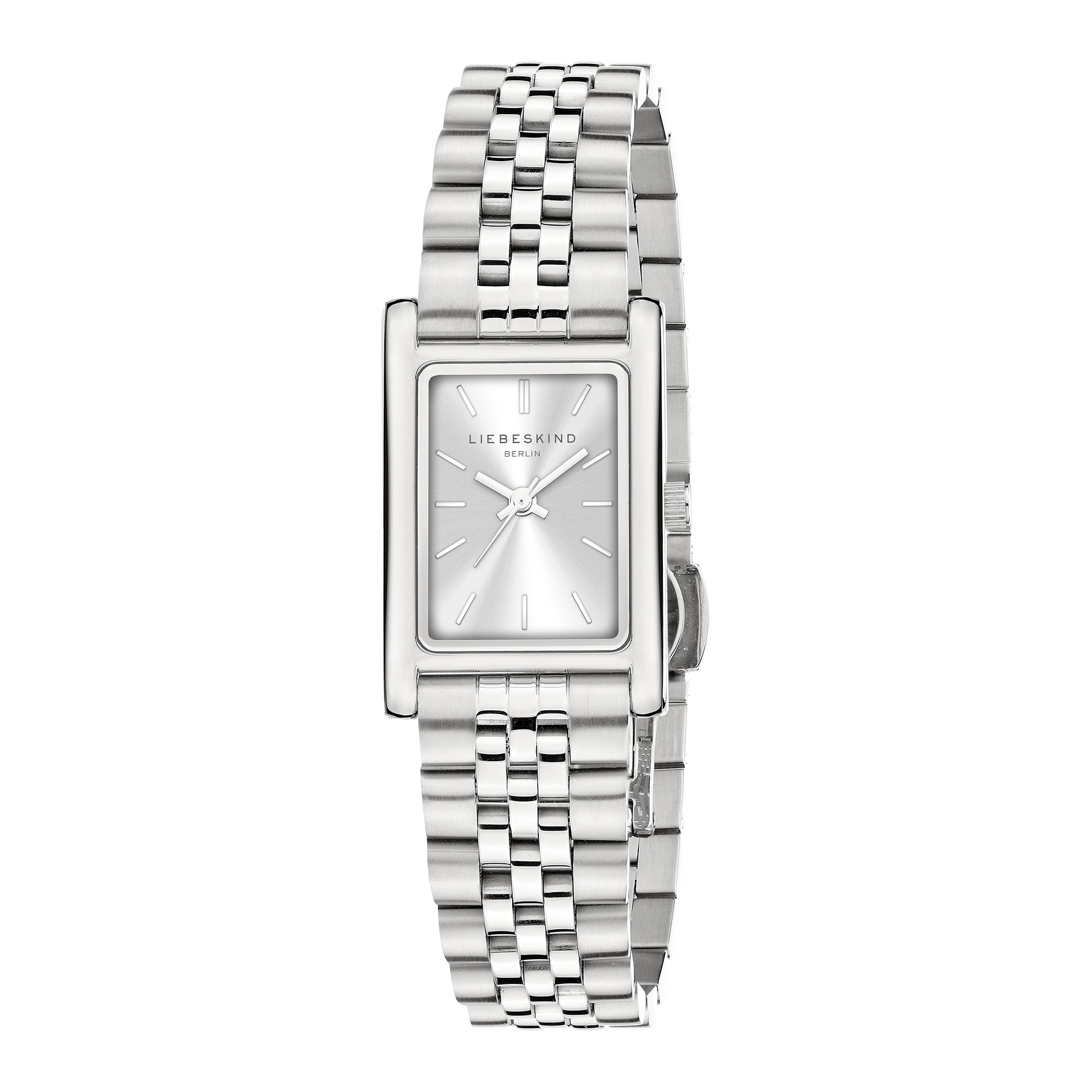 Liebeskind Berlin Quarzuhr »Classic Square«, Armbanduhr, Damenuhr, Edelstahlarmband, analog
