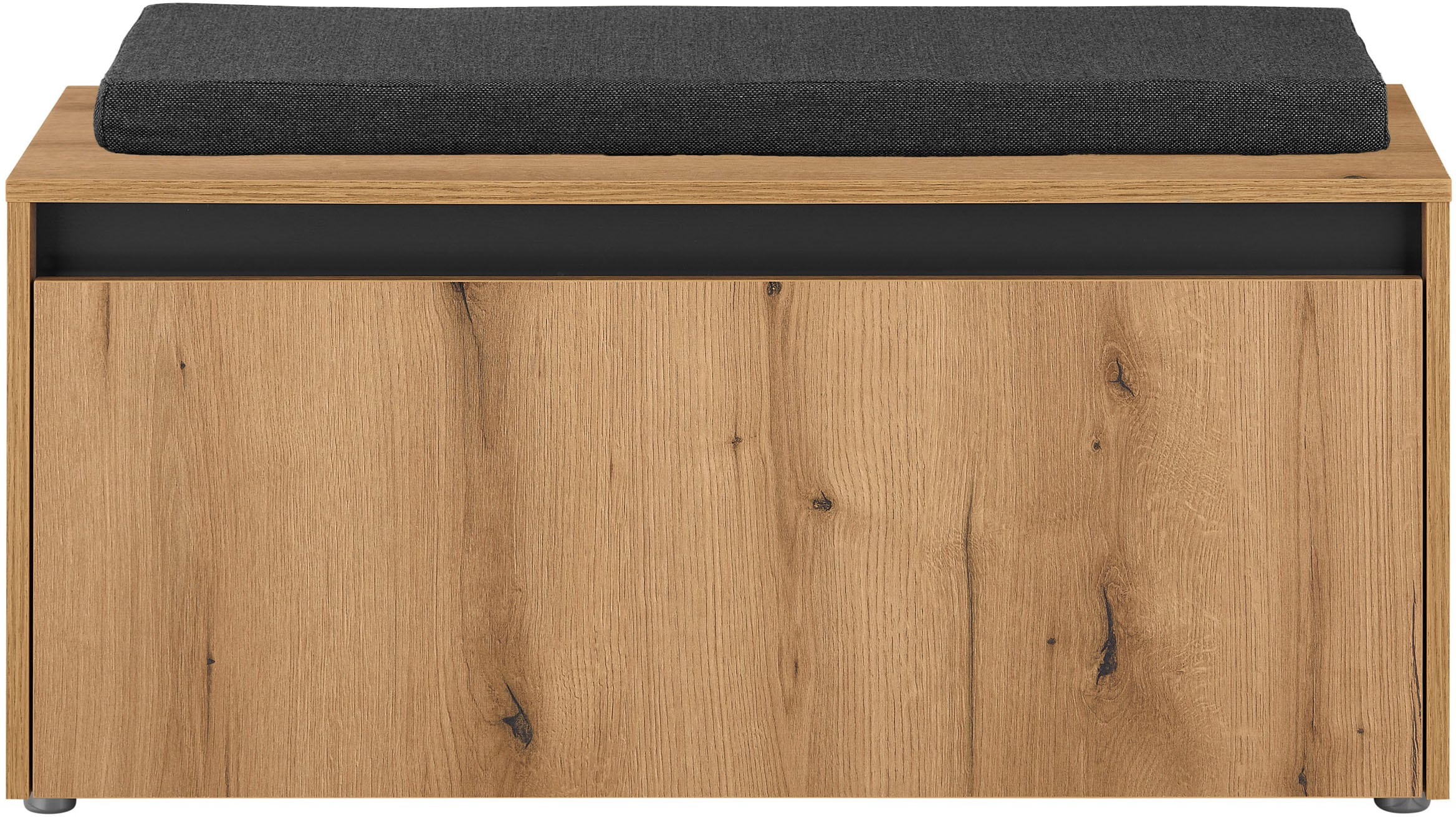 INOSIGN Polsterbank »GiRON/CiTY, Garderobenbank mit Klappe, Sitzbank in vier Farben«, (2 St.), viel Stauraum, Platz für ca. 8 Paar Schuhe, 100 cm breit