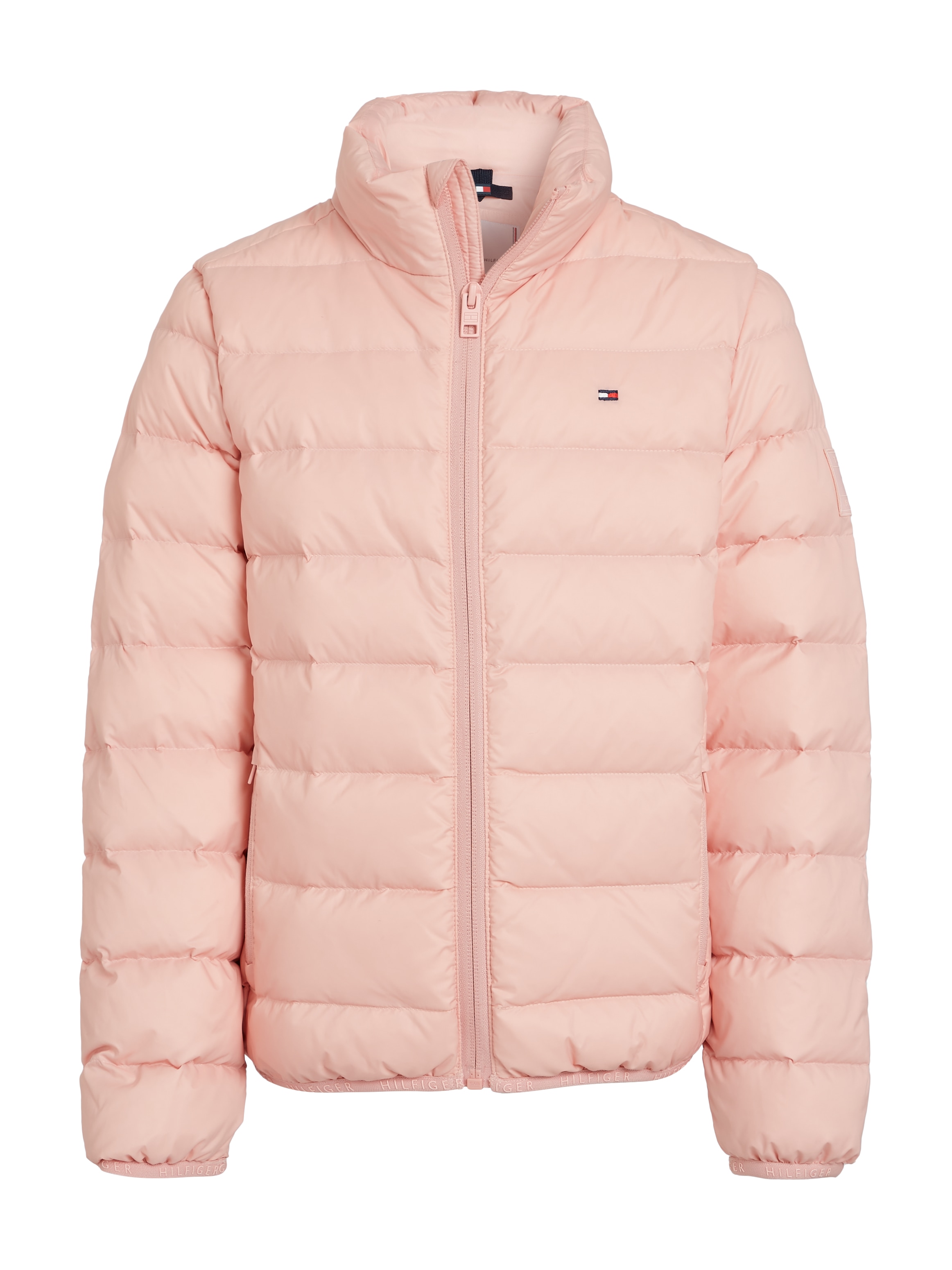 Tommy Hilfiger Steppjacke »U ESSENTIAL LIGHT DOWN JACKET«, Kinder bis 16 Jahre mit Logostickerei