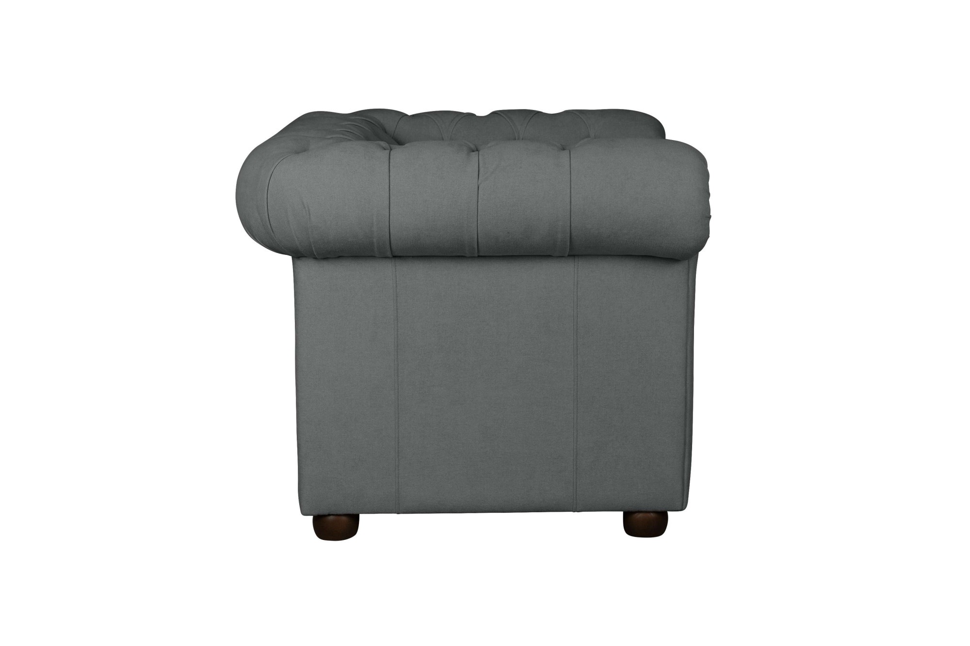 Home affaire Sessel »CHARENTE, Chesterfield, Wellenfederung, Maße B/T/H: 105/89/74 cm«, mit edler Knopfheftung und typischen Armlehnen