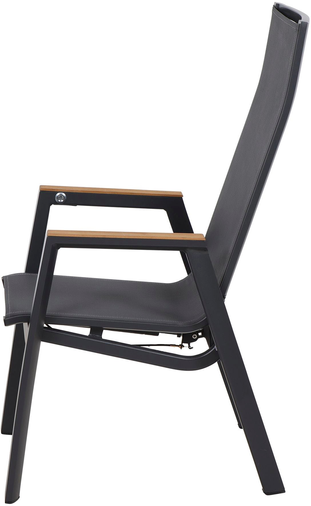 Siena Garden Garten-Essgruppe »Rondo«, (Set, 5 tlg.), bestehend aus 4 Sesseln und 1 Tisch