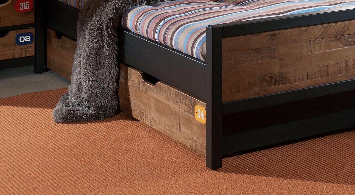 Vipack Schubkasten »Alex«, (Made in Europe), aus teilmassiver Kiefer und MDF