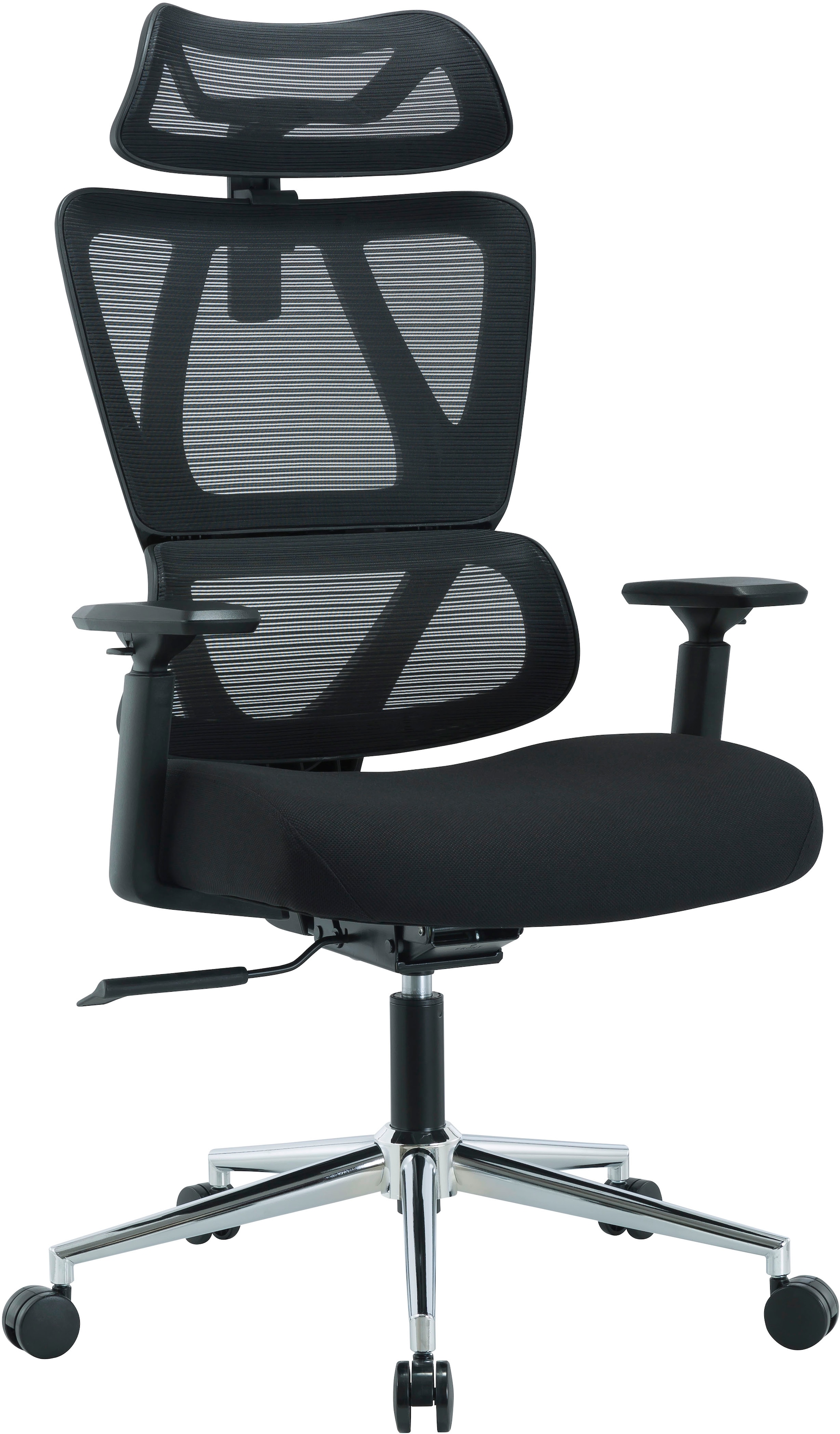 Places of Style Bürostuhl »Andora, moderner ergonomischer Schreibtischstuhl«, Netzstoff, verstellbare Armlehne & Kopfstütze, Lendenwirbelstütze
