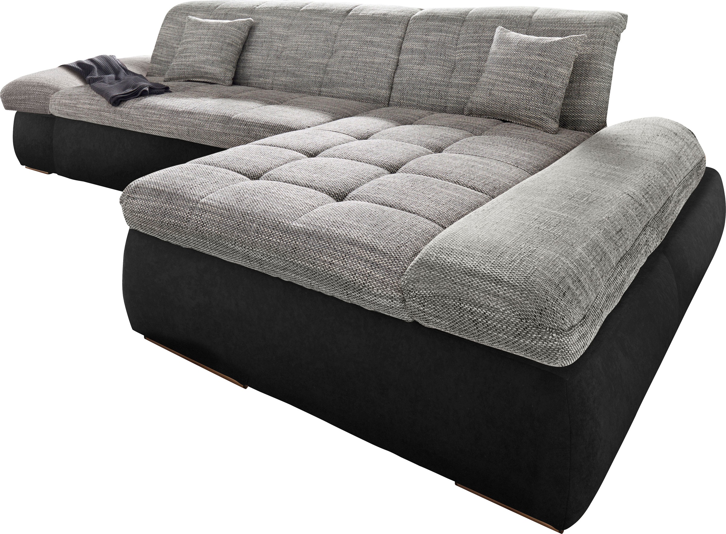 DOMO collection Ecksofa »PB Moric wahlweise mit Bettfunktion + Armteilverst günstig online kaufen