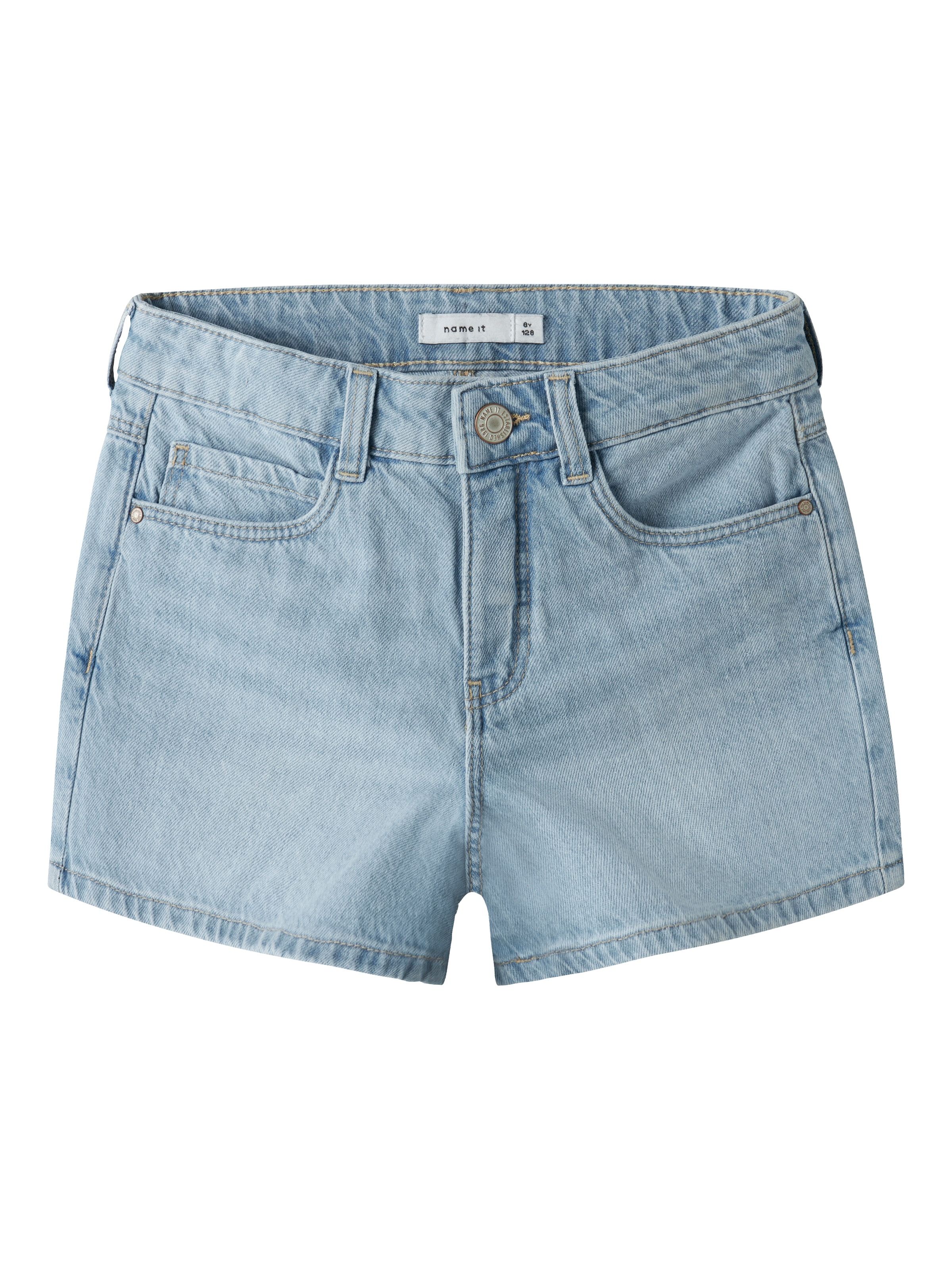 Name It Jeansshorts »NKFROSE MOM DNM SHORTS 1141-MJ NOOS« Baumwolle, high waist, Used Look