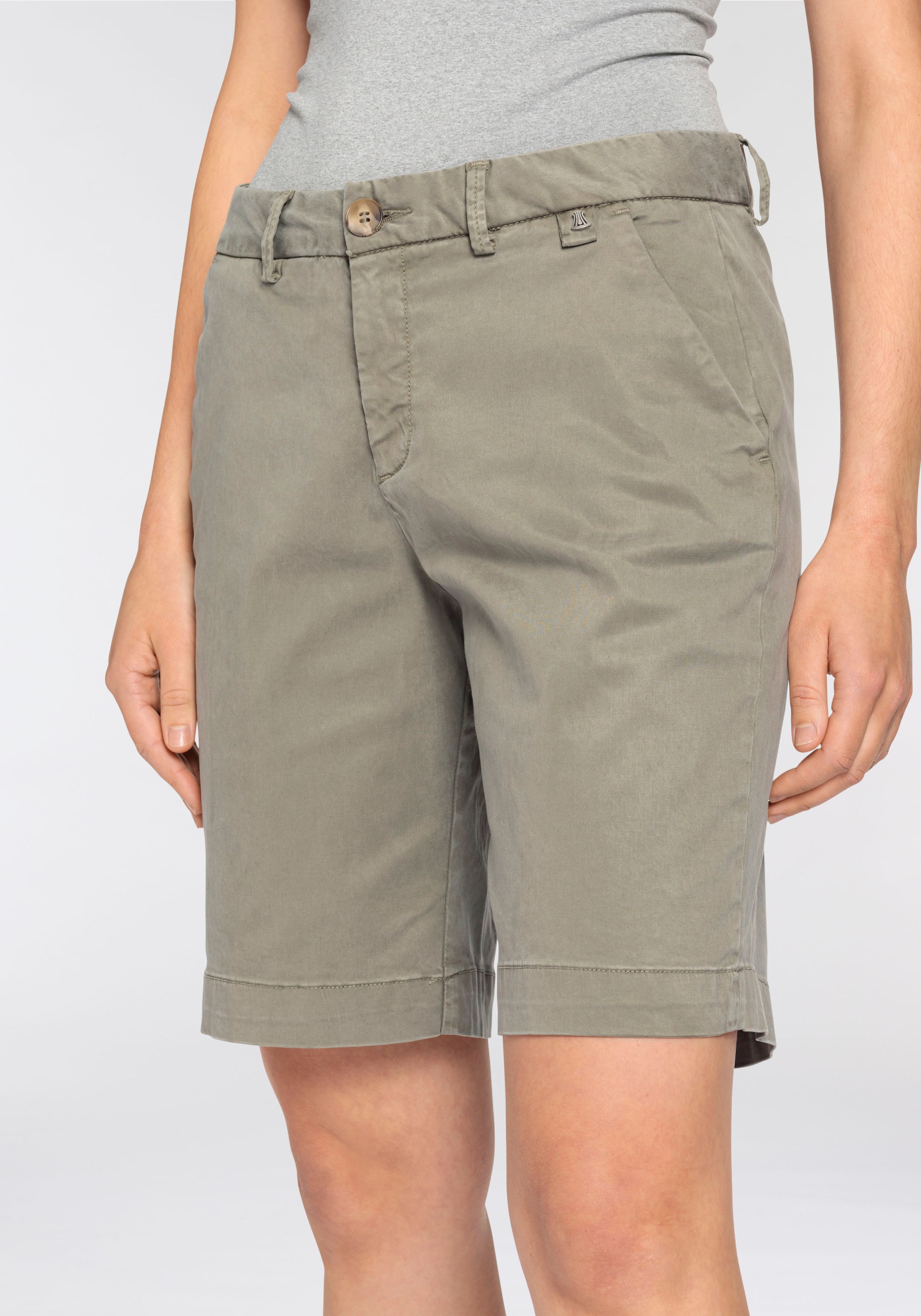 Herrlicher Shorts »Lovley Short Satin Powerstrech«