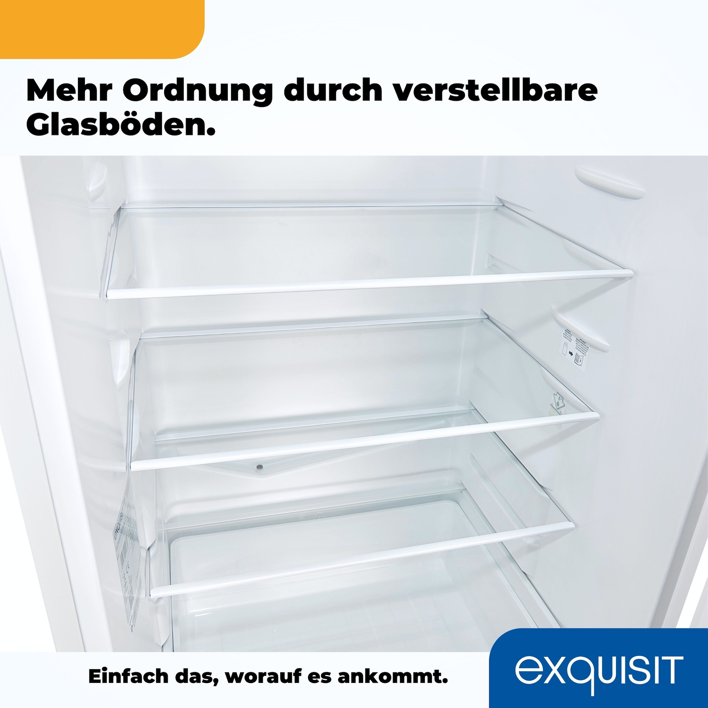 exquisit Kühl-/Gefrierkombination »KGC320-95-E-WS-040C«