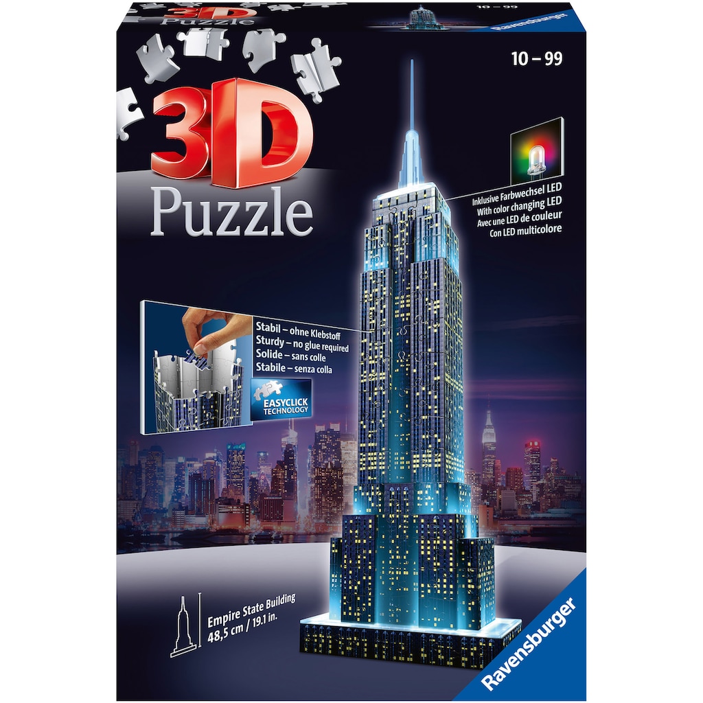 Ravensburger 3D-Puzzle »Empire State Building bei Nacht«