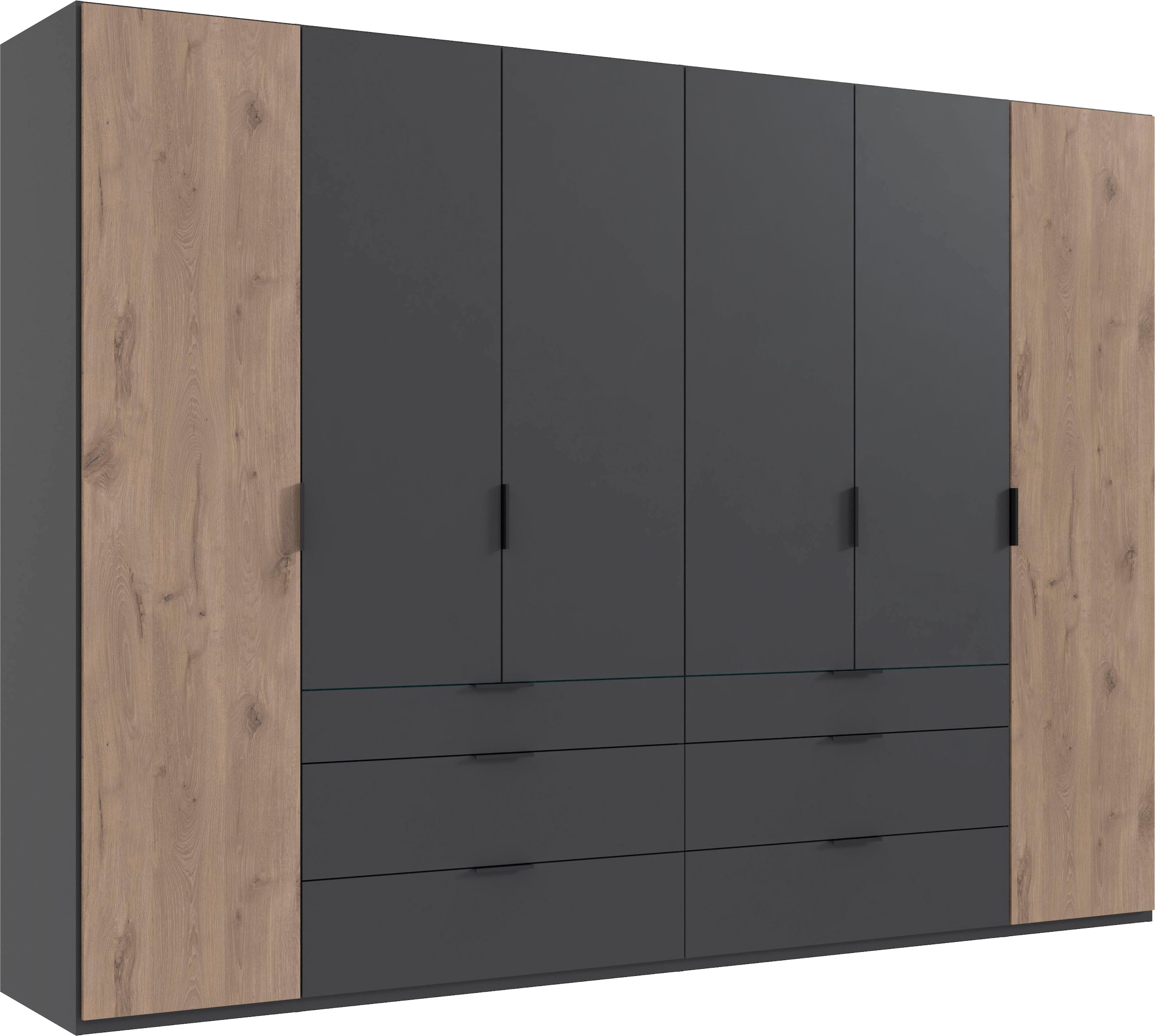 Wimex Drehtürenschrank »Burgos by fresh to go«, mit extra großen Schubladen