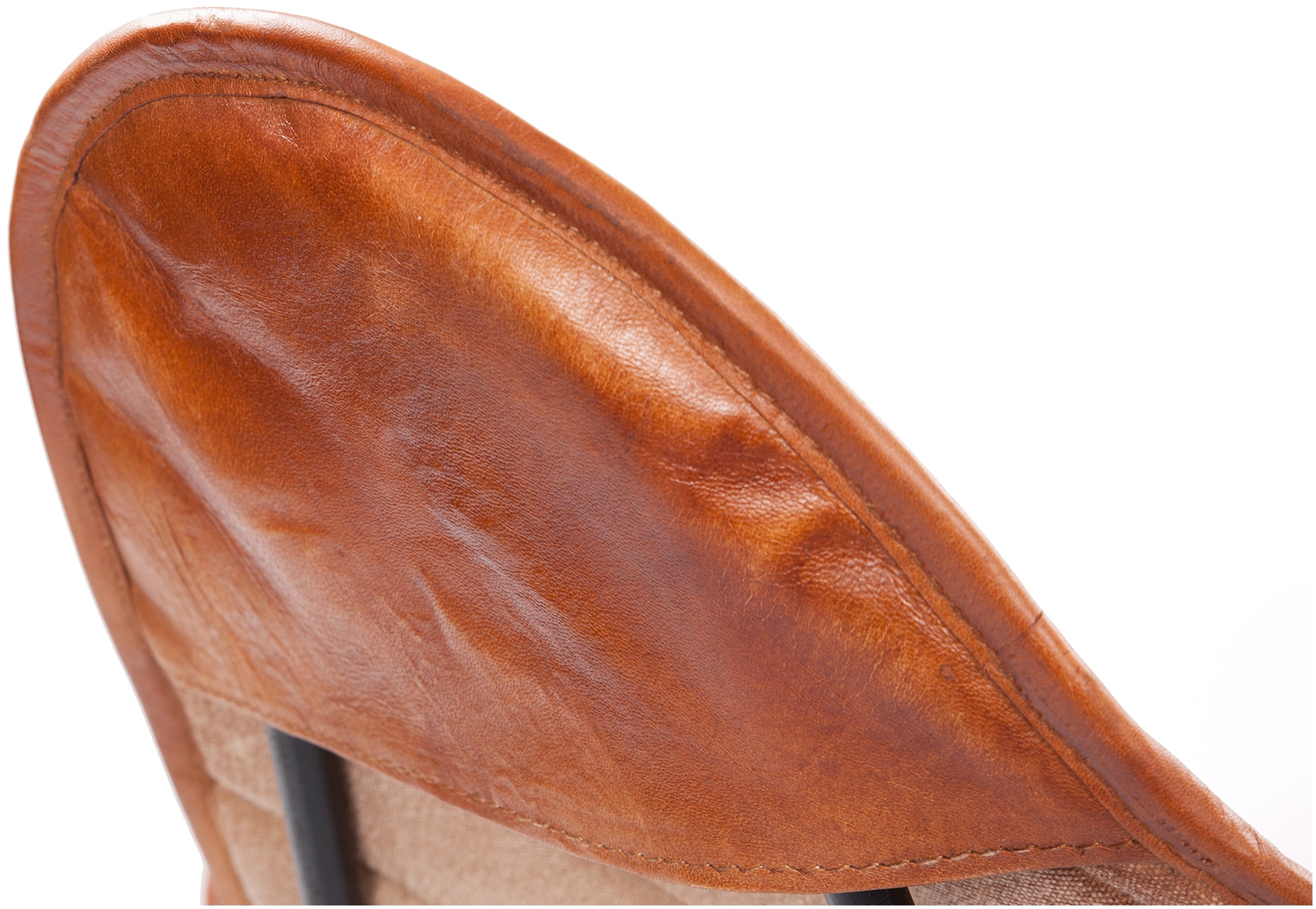 Kayoom 4-Fußstuhl »Schmetterling Stuhl Santiago, Schmetterlingsstuhl aus Leder«, 1 St., pflegeleicht, hochwertig, hochwertig verarbeitet, hoher Sitzkomfort