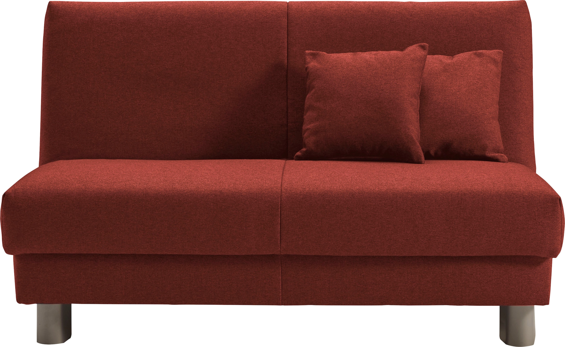 ell + ell Schlafsofa »Enny«, Liegefläche Breite 120 oder 140 cm, Liegehöhe 45 cm, Füße alufarben
