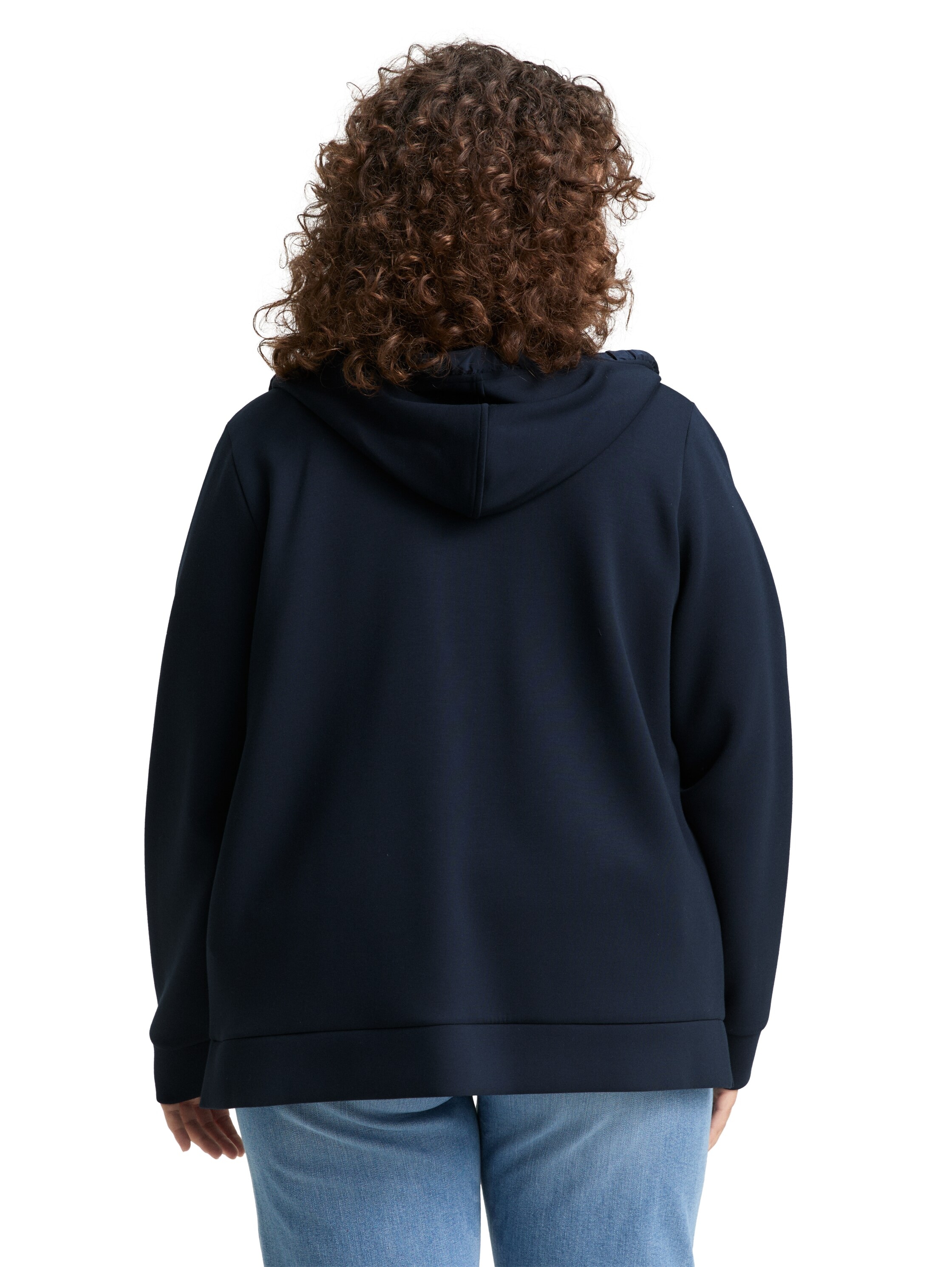 TOM TAILOR PLUS Kapuzensweatjacke